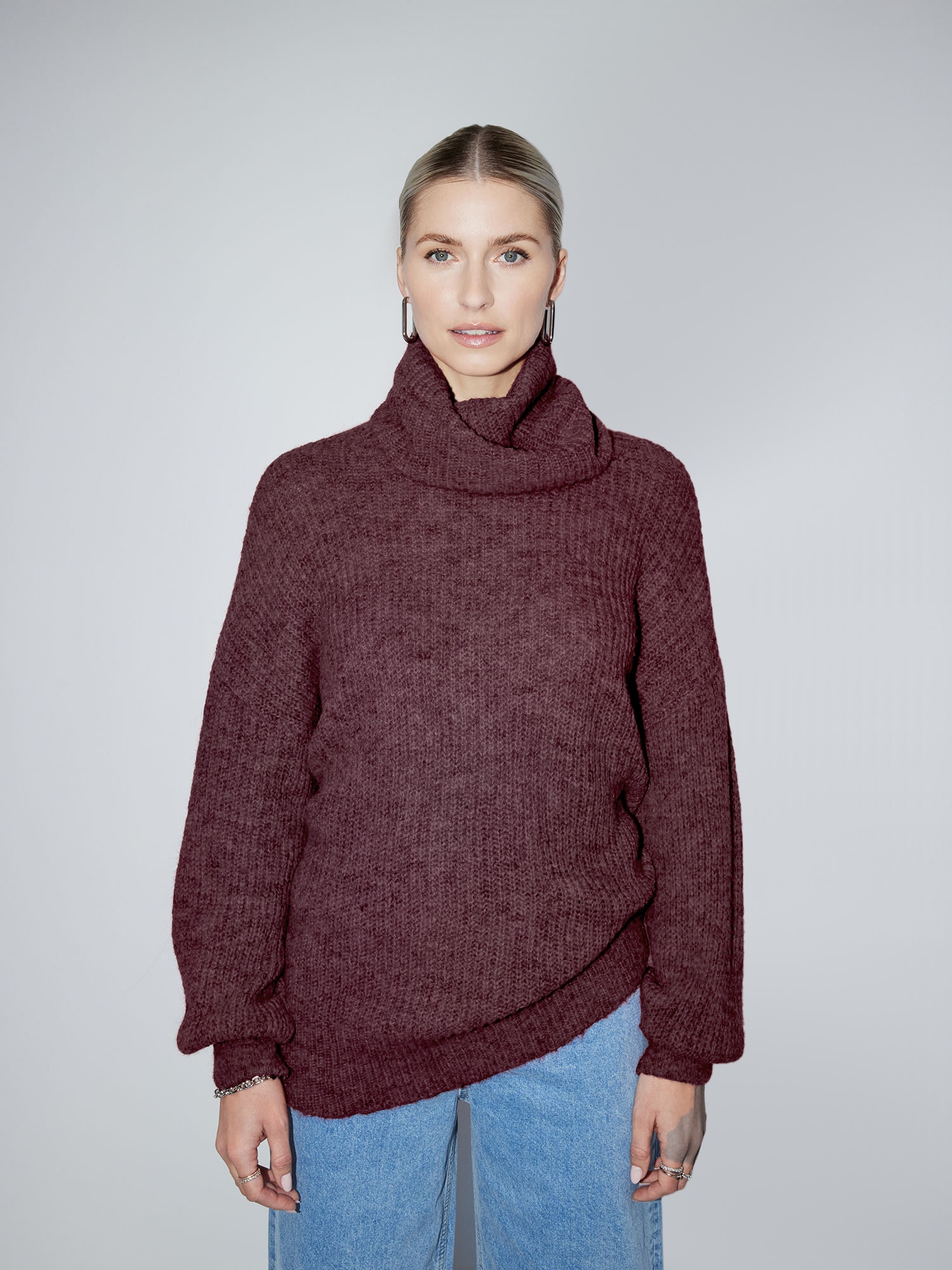Image of LeGer Strickpullover "Juna, LeGer by Lena Gercke" Loose fit mit Rundhalsausschnitt