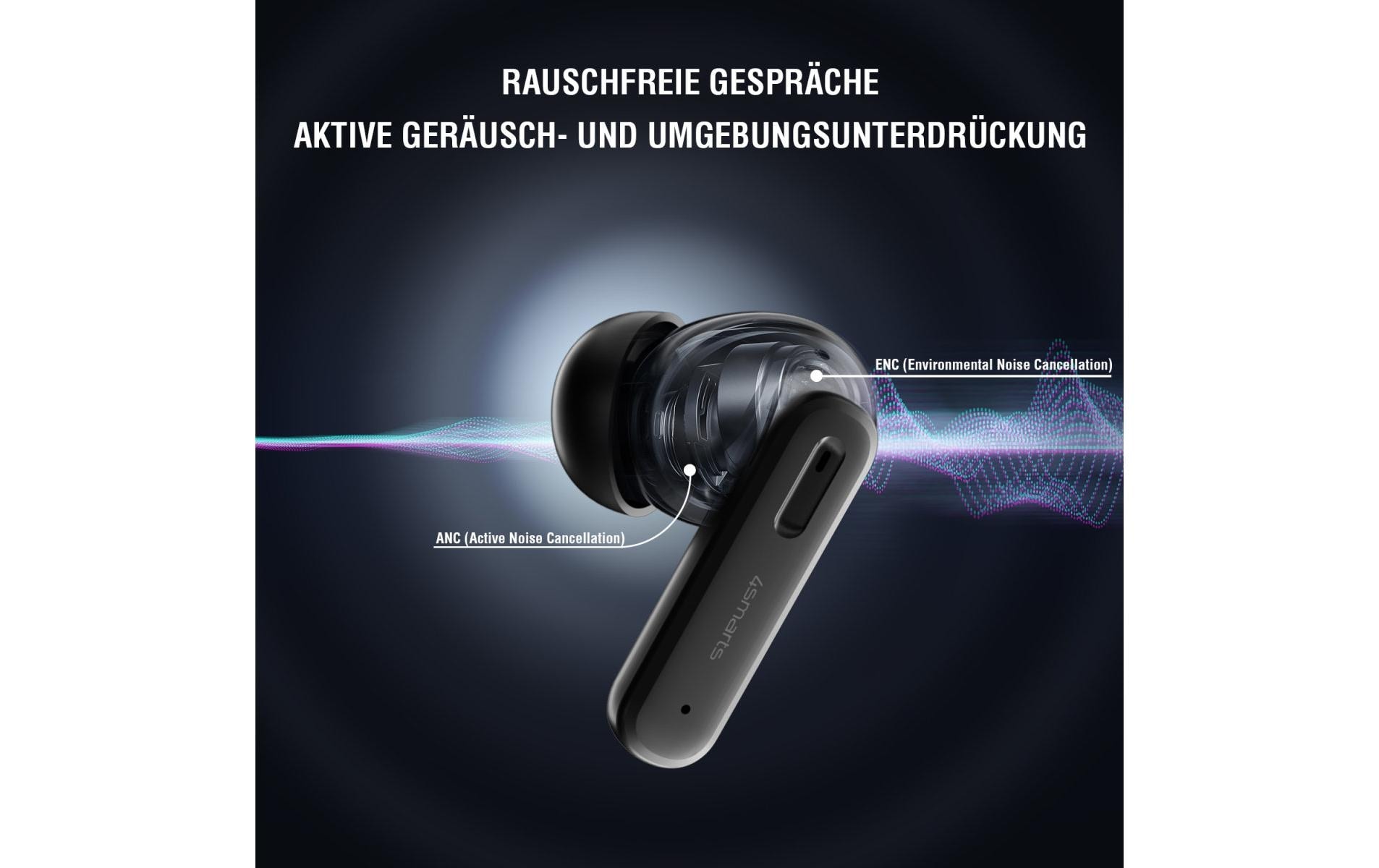 4smarts In-Ear-Kopfhörer »SkyBuds Screen ANC«