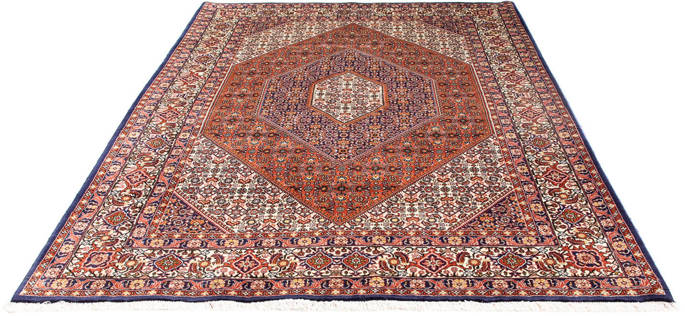 Image of morgenland Orientteppich »Perser - Bidjar - 230 x 172 cm - braun«, rechteckig, 15 mm Höhe, Wohnzimmer, Handgeknüpft, Einzelstück mit Zertifikat bei Ackermann Versand Schweiz