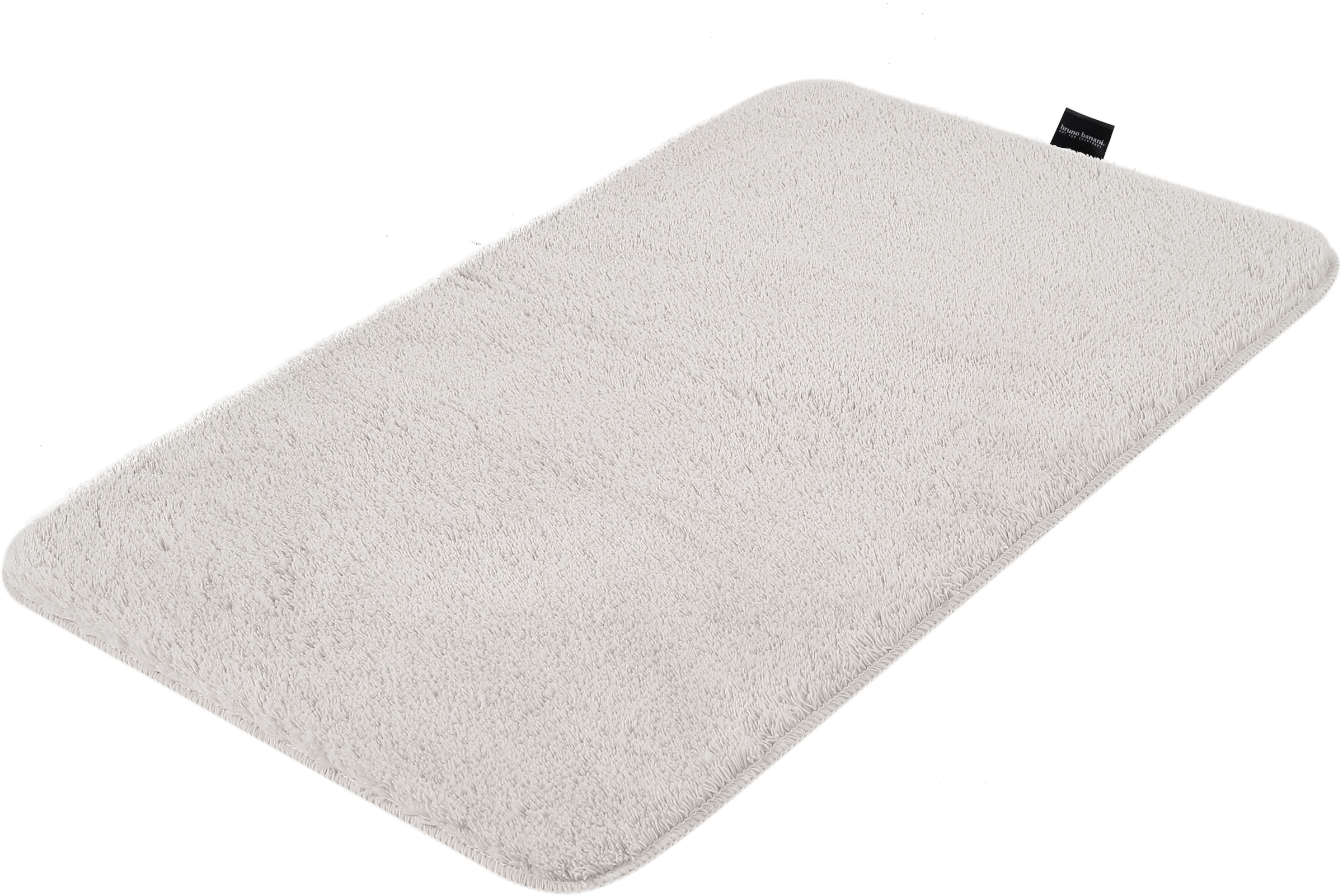 Bruno Banani Badematte »Lana, Badvorleger, Badezimmer Teppich« Höhe 25 mm rutschhemmend beschichtet fussbodenheizungsgeeignet | schnell trocknend | strapazierfähig Badteppich, Badematten, unifarben, auch als 3 teiliges Set & rund