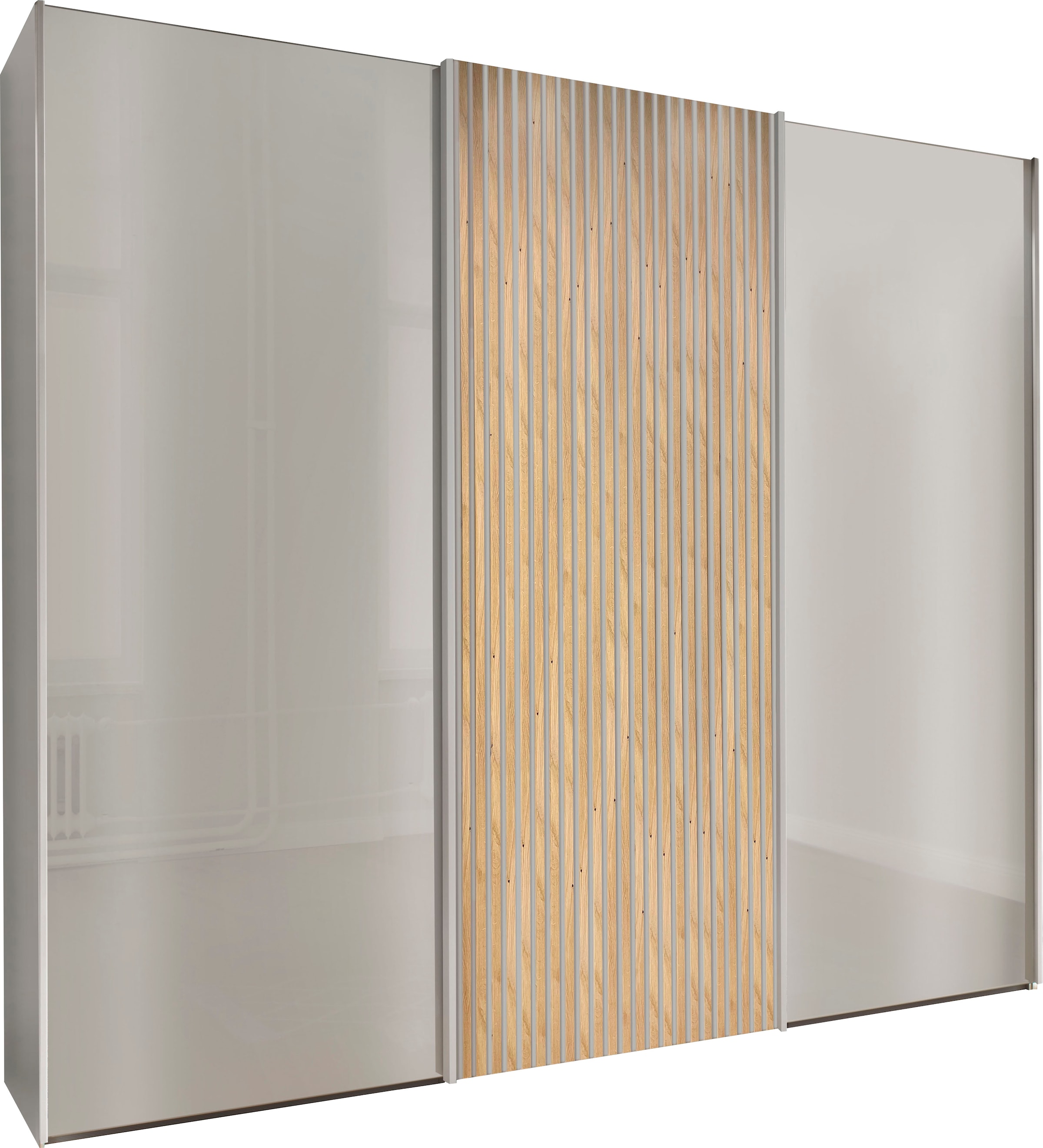 Image of WIEMANN Schwebetürenschrank "Denver" hochwertige Beschläge