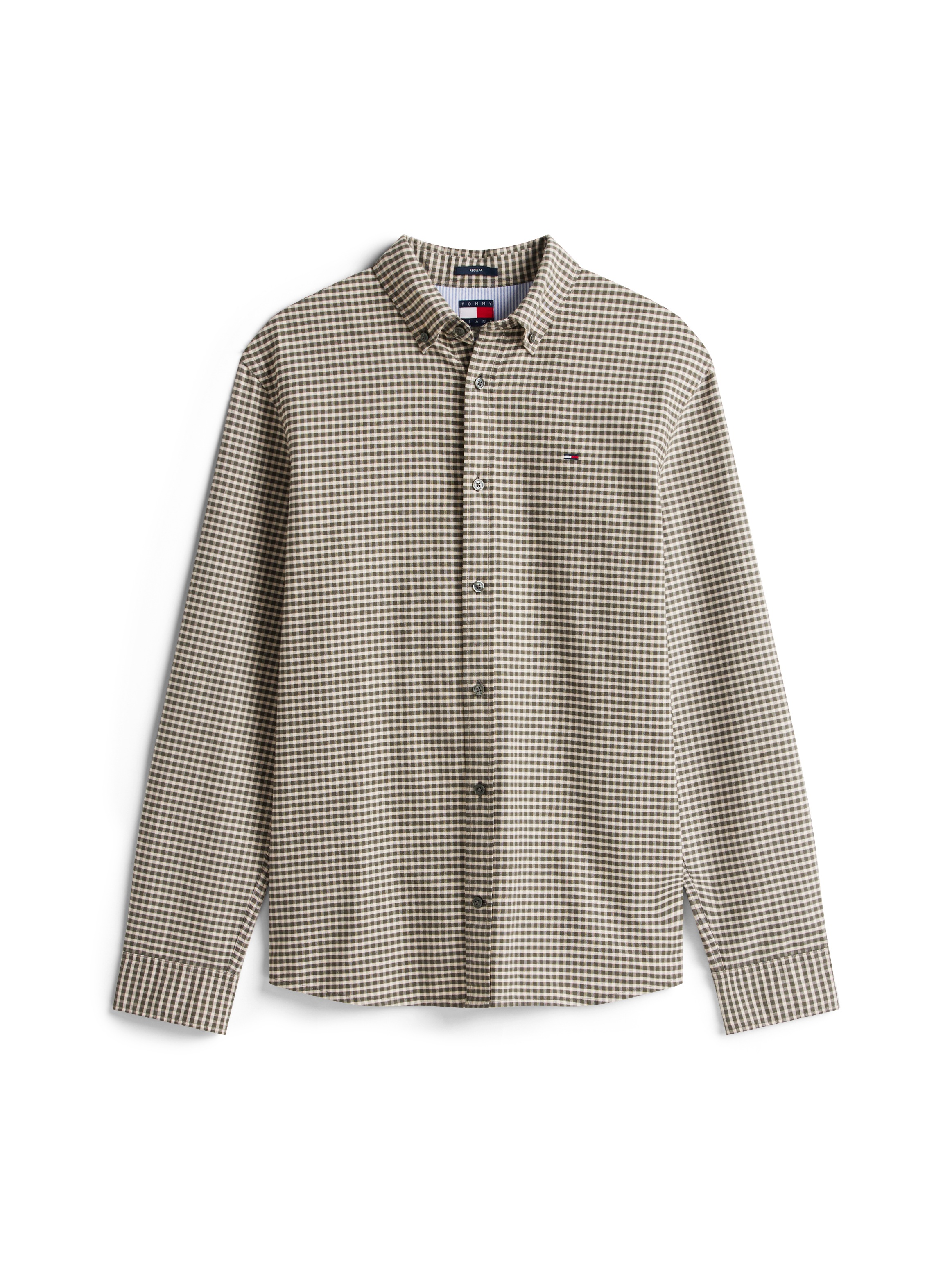 Tommy Jeans Langarmhemd »TJM OXFORD CHECK«, regular fit, Karohemd, Button-down-Kragen