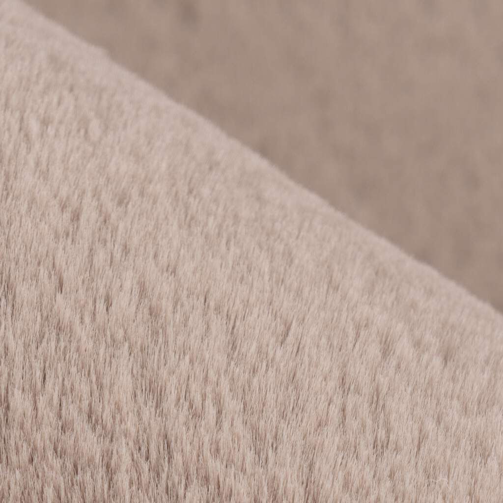 Carpet City Hochflor-Teppich »TOPIA 400«, rechteckig, 21 mm Höhe, Kunstfell-Teppich mit Kaninchenfell-Optik, Haptik, Schlafzimmer