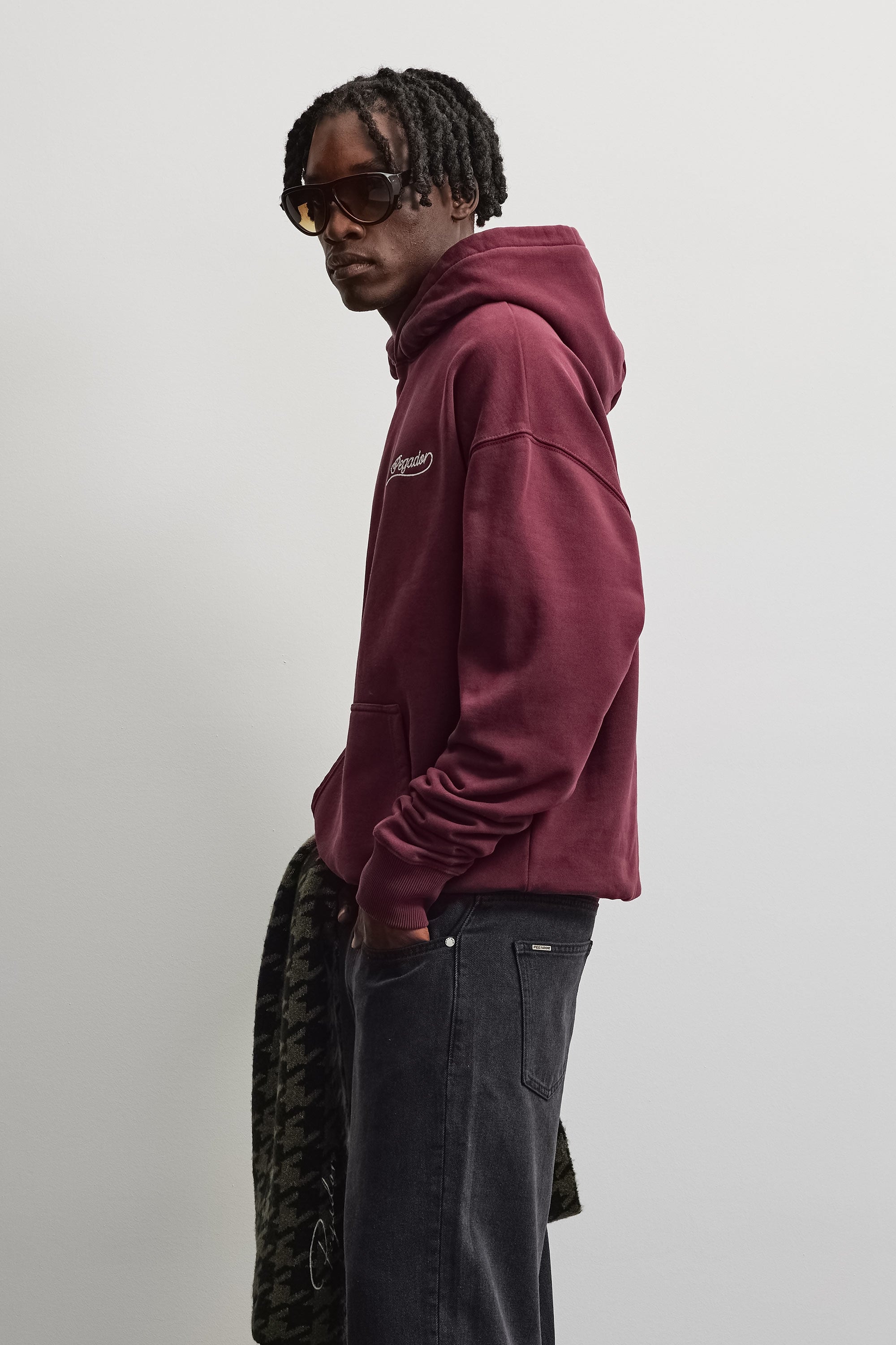 PEGADOR Sweat à capuche »Massa Oversized Hoodie«, mélange de coton, oversize
