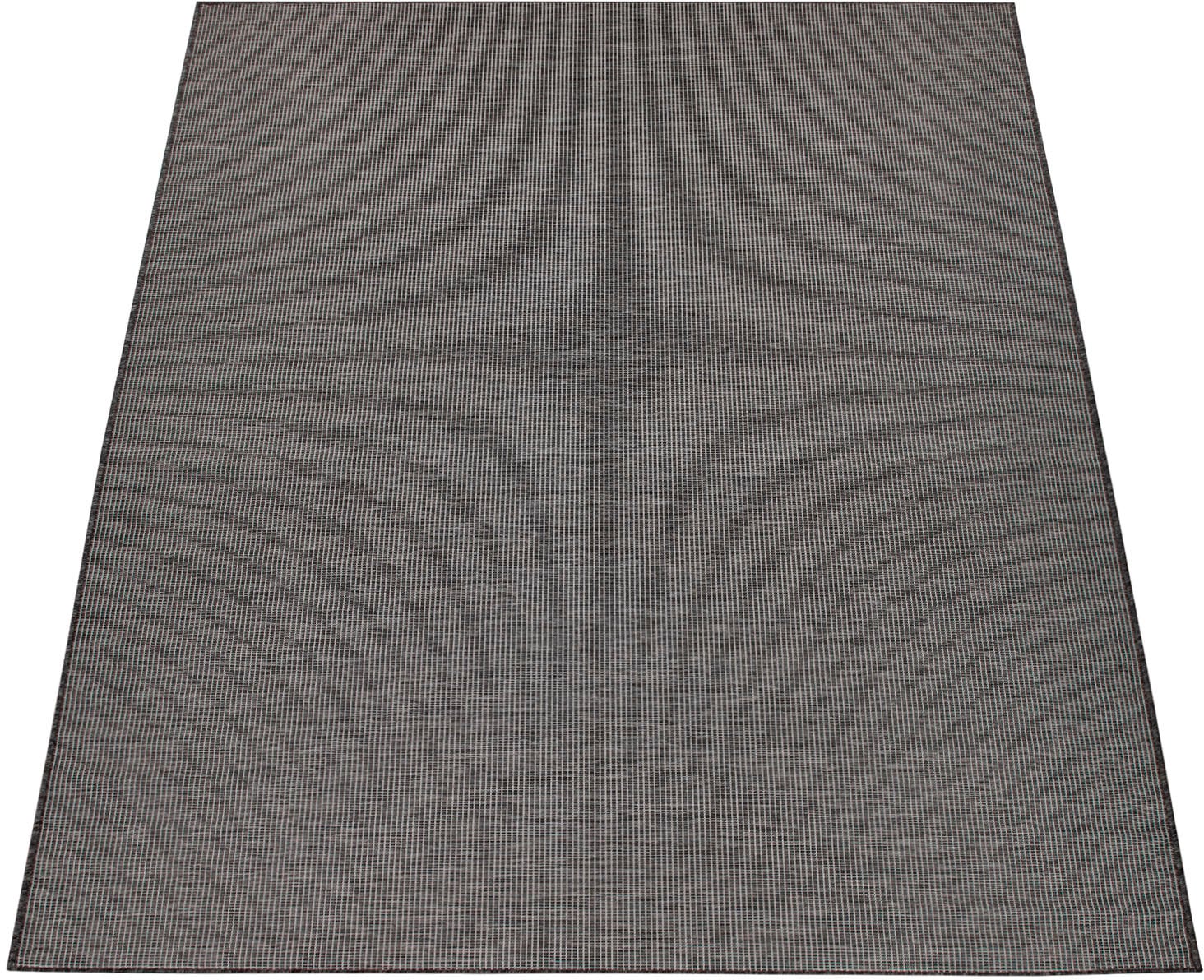 Paco Home Teppich »Sonset«, rechteckig, 4 mm Höhe, Flachgewebe, meliert, In- und Outdoor geeignet, Wohnzimmer