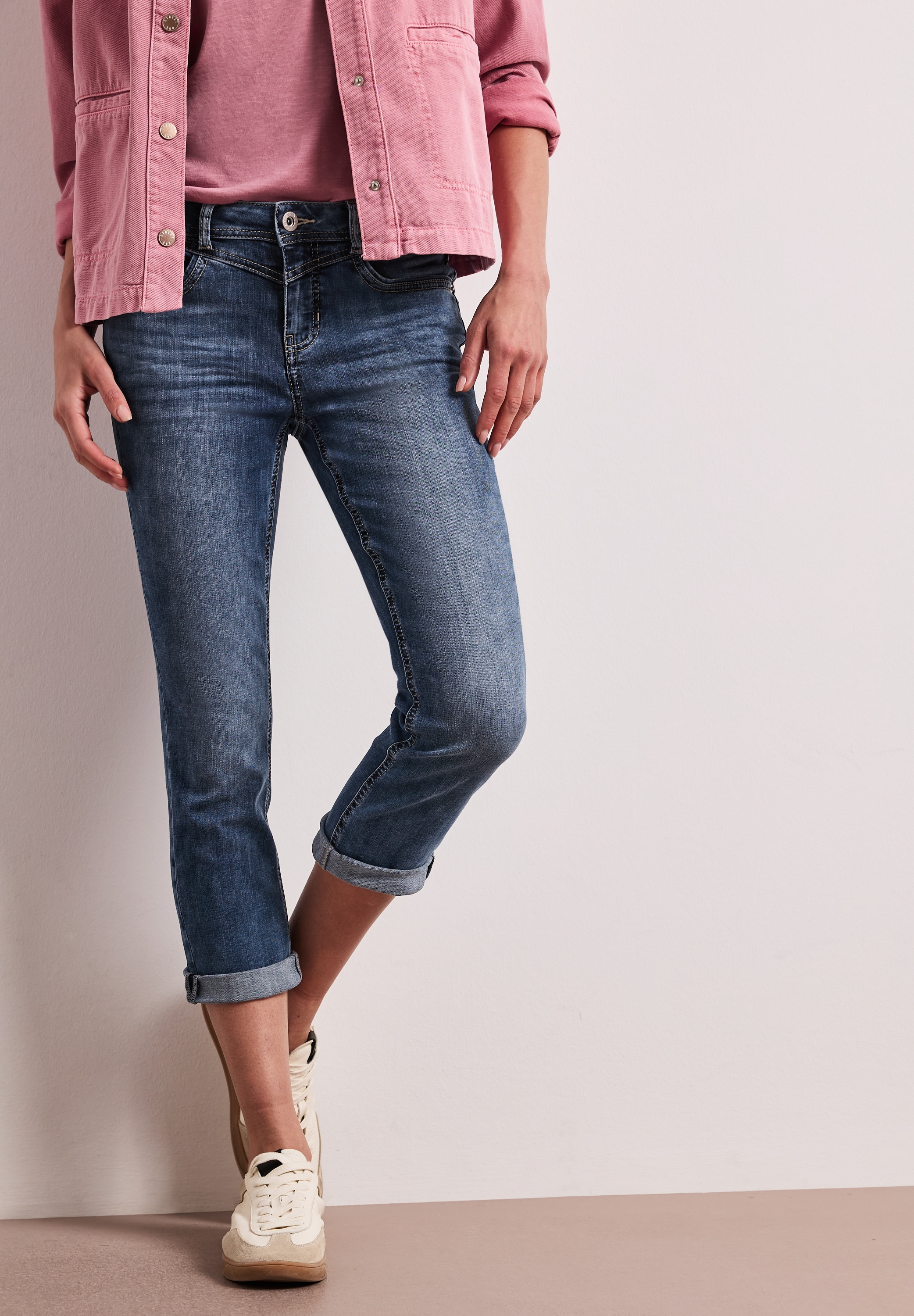 Image of STREET ONE 7/8-Jeans "Style Jane" im Slim Fit und mit Stretch