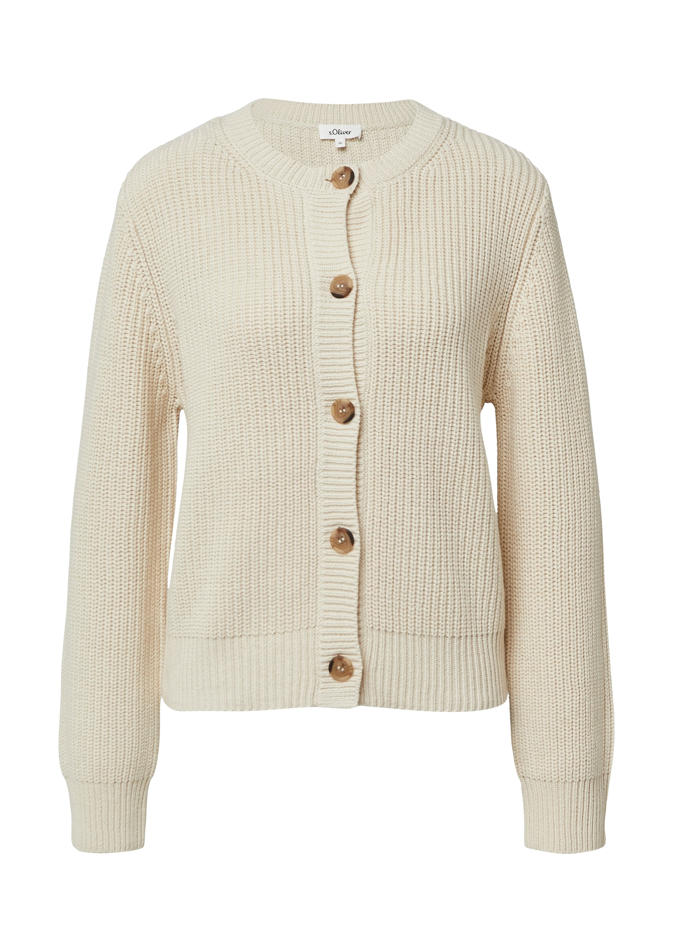 s.Oliver Veste en tricot mit Struktur