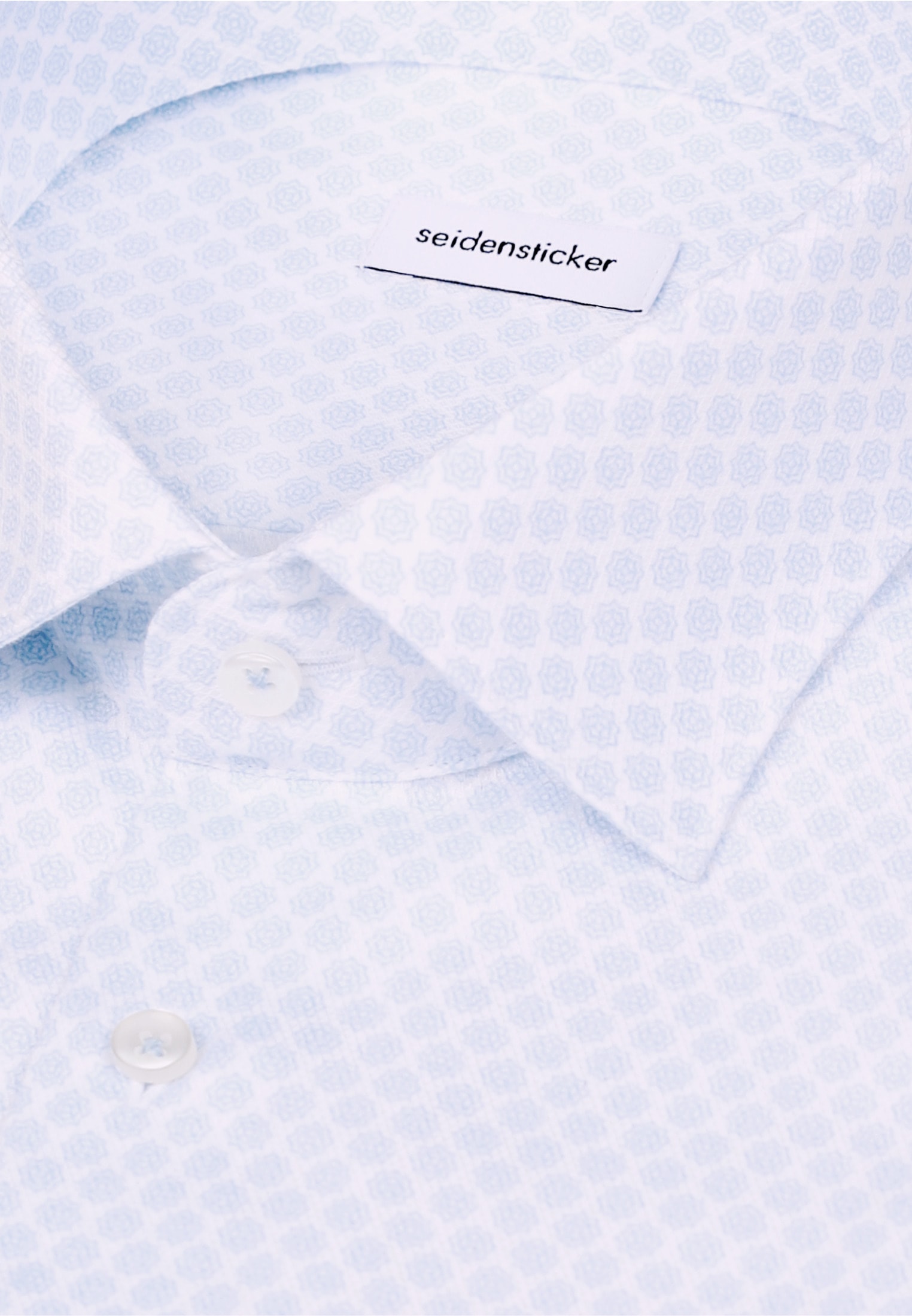 seidensticker Businesshemd »Schwarze Rose« Comfort 1/2 Kentkragen Druck