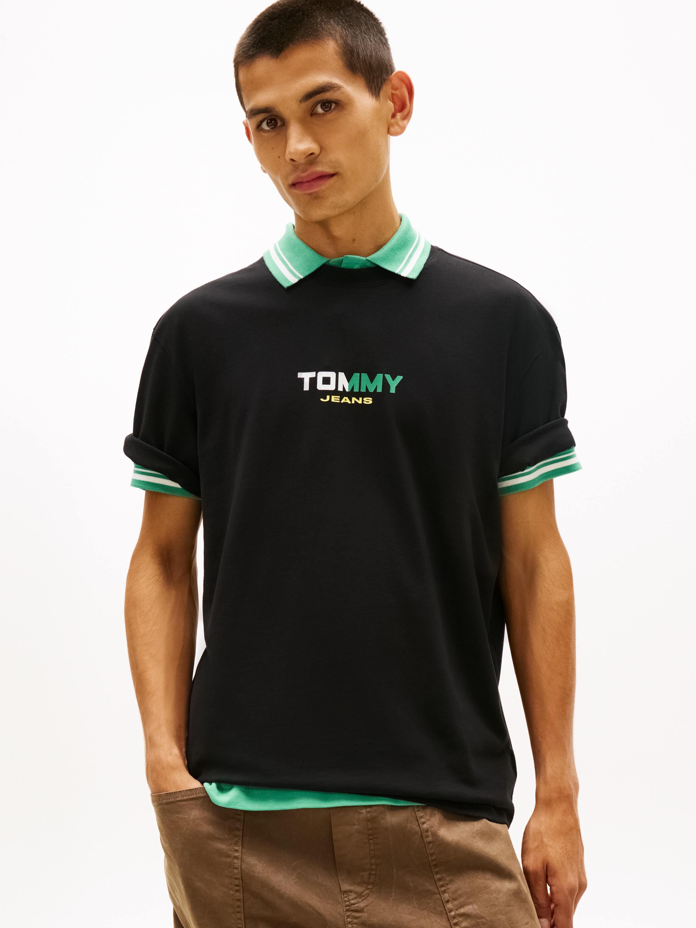 Image of Tommy Jeans T-Shirt "RELAXED LA BACKPRINT" Relaxed fit mit Print