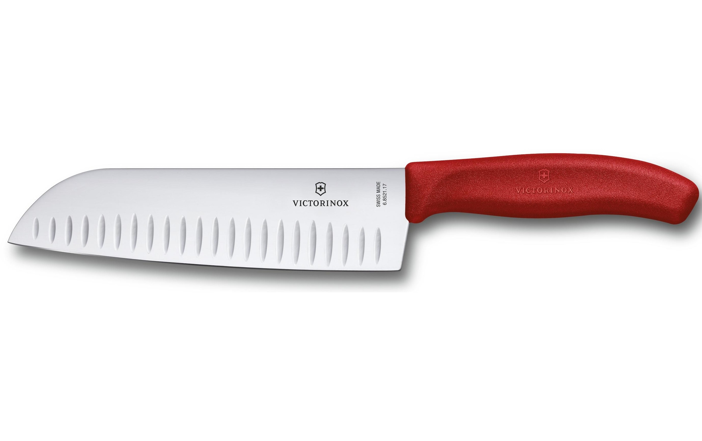 Victorinox Santokumesser »Swiss Classic Rot/Silberfarben«, (1 tlg.)