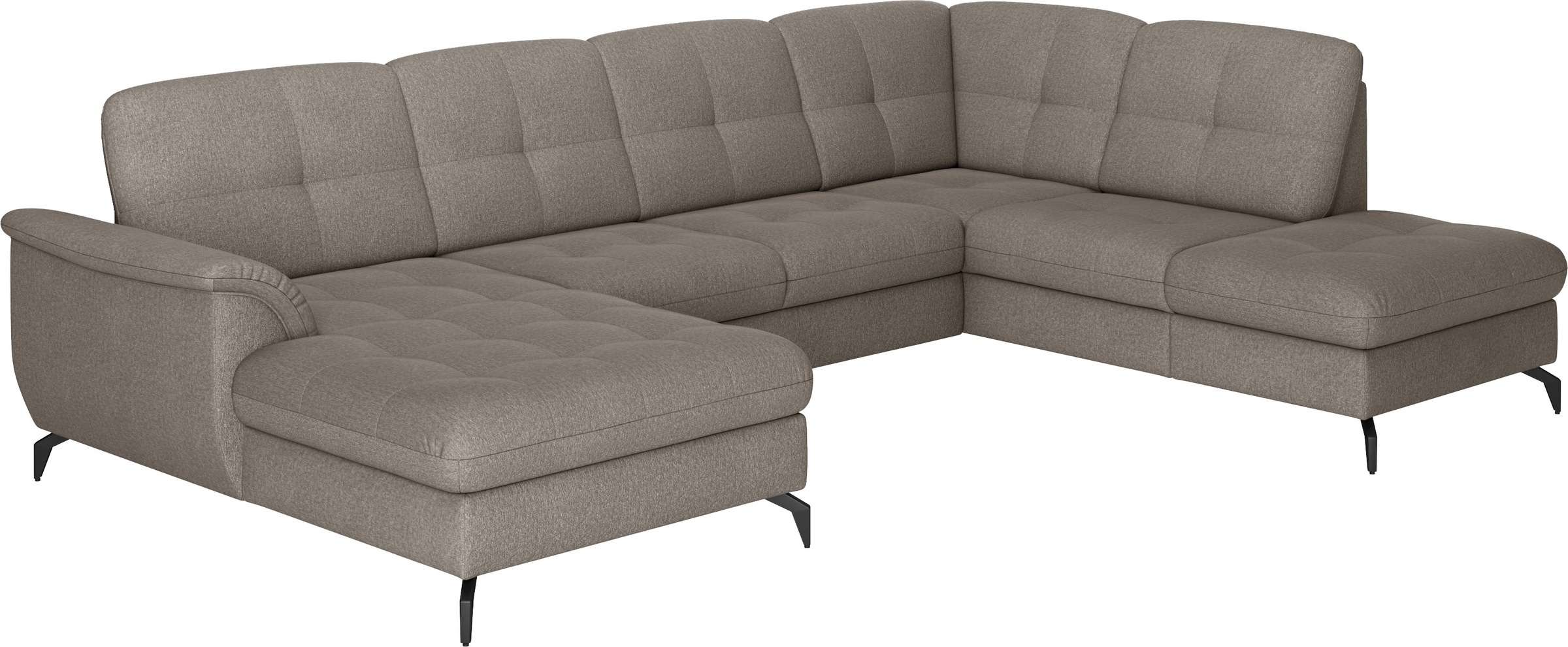 sit&more Wohnlandschaft »Zora U-Form«, wahlweise mit Bettfunktion und Bettkasten