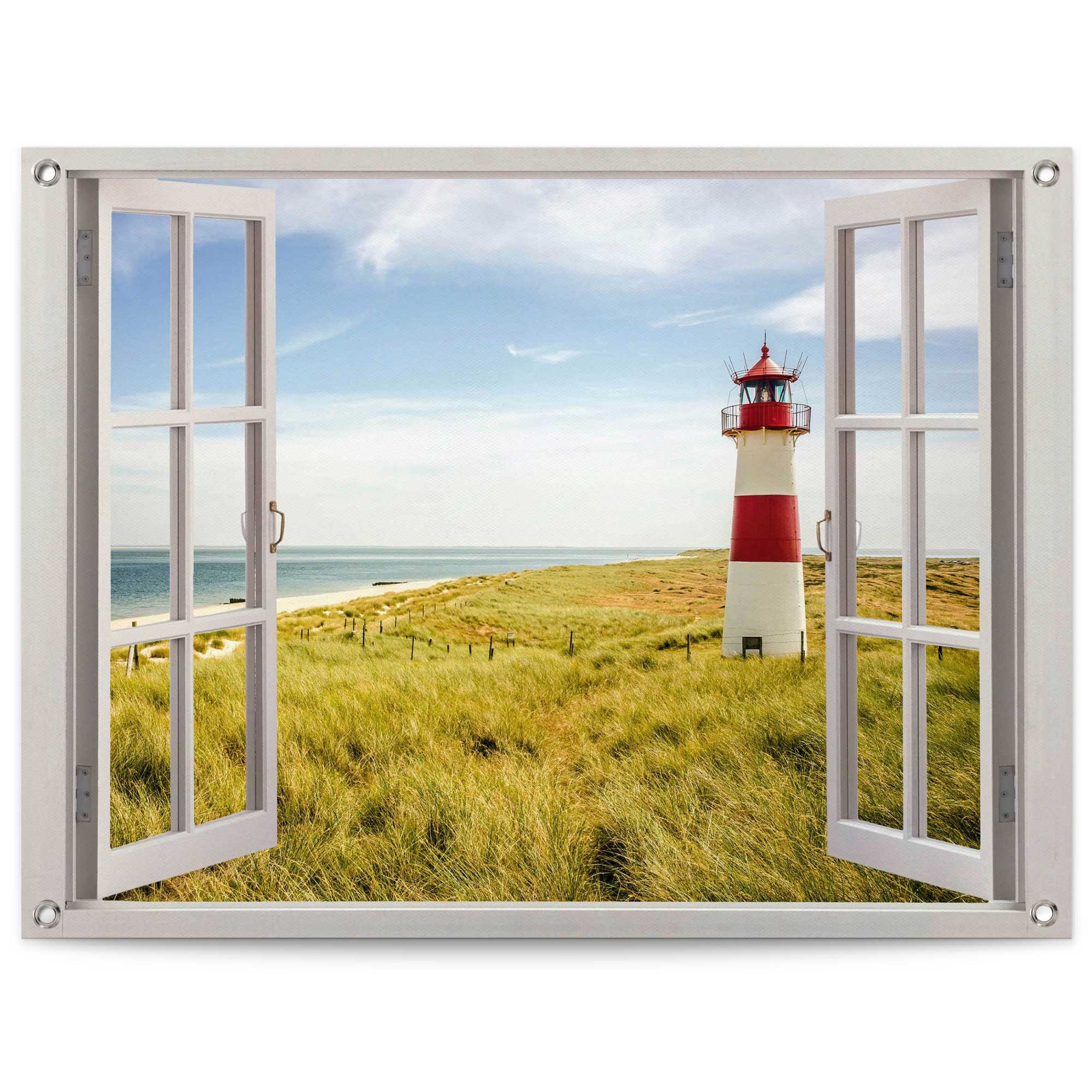Image of Reinders Poster "Leuchtturm-Ansicht" Outdoor für Garten oder Balkon