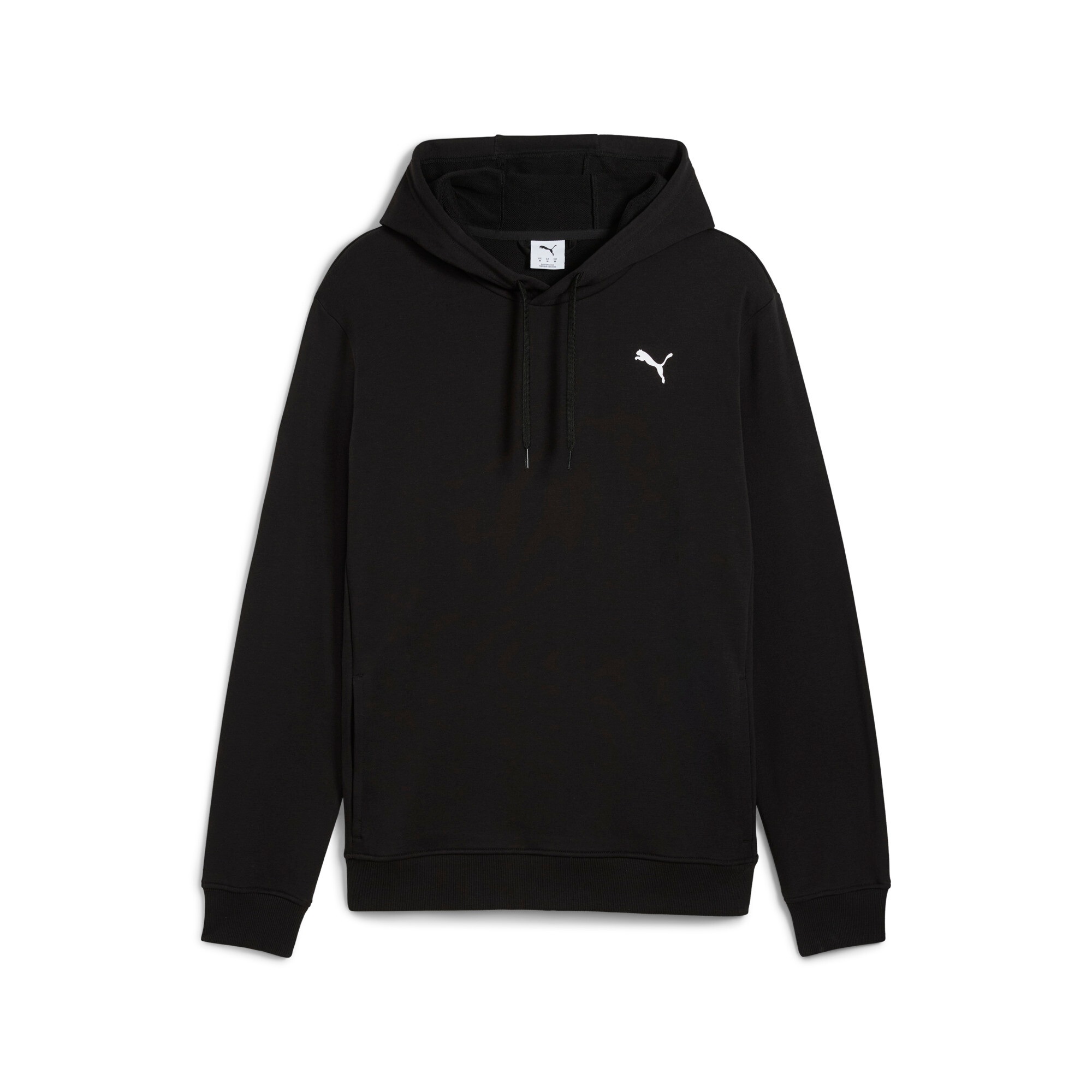 Image of PUMA Kapuzensweatshirt "M TAD ESSENTIALS FRENCH TERRY HOODIE", mit Kapuze, Rundhalsausschnitt, mit Kängurutasche