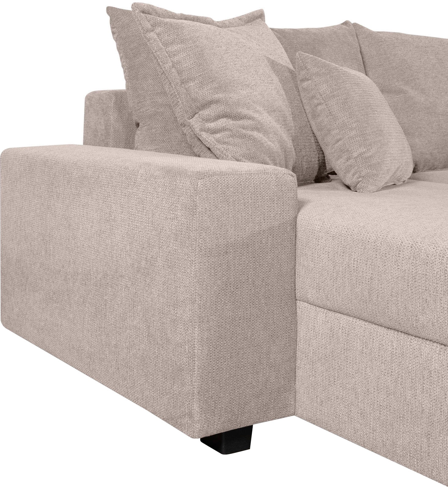 GOODproduct Wohnlandschaft »Alexa« Wohnlandschaft,2  Ottomane,Bonnelfederkern,Schlaffunktion