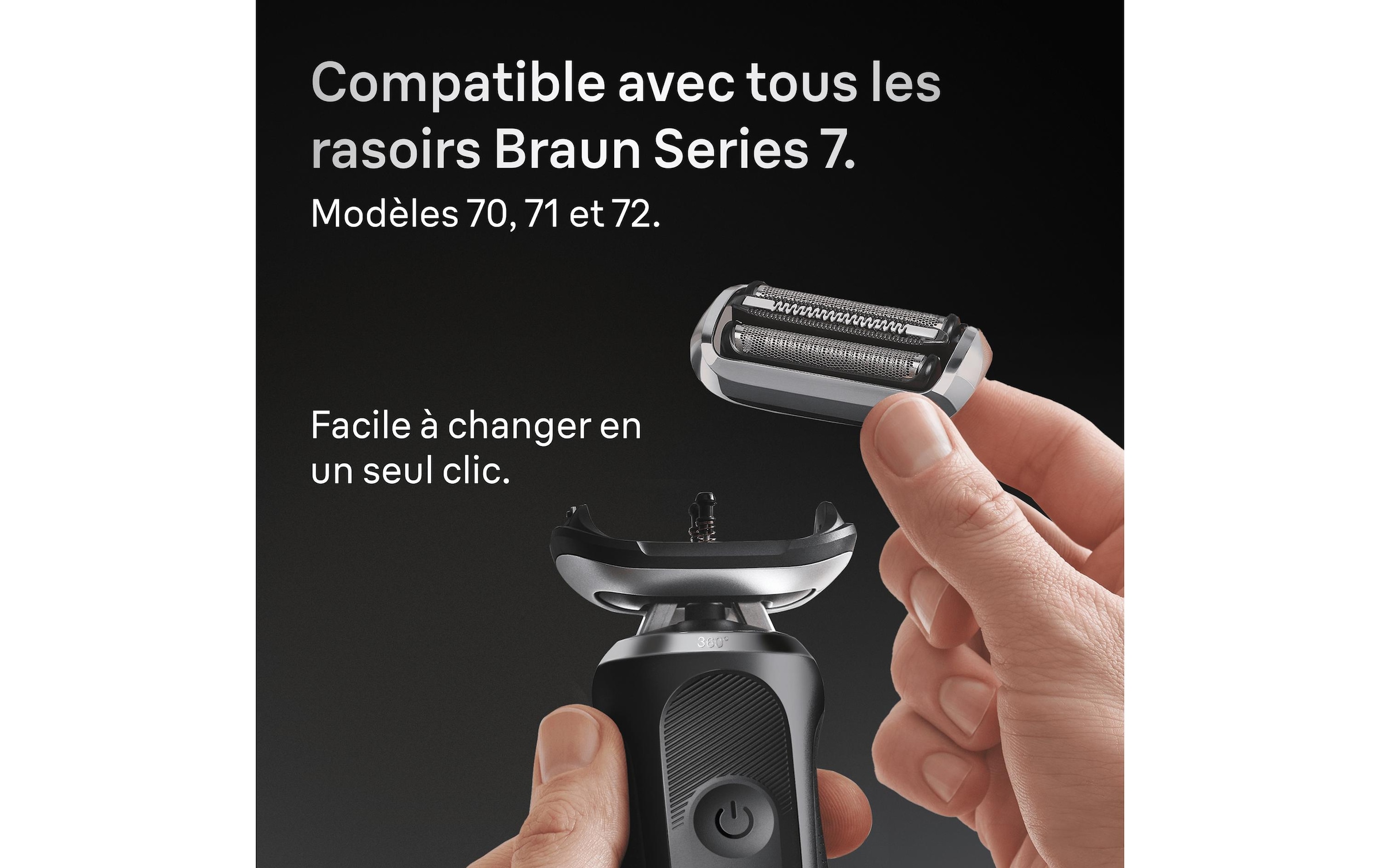 Braun Tête de rasage de rechange »Series 7 Scherkopf 74S«