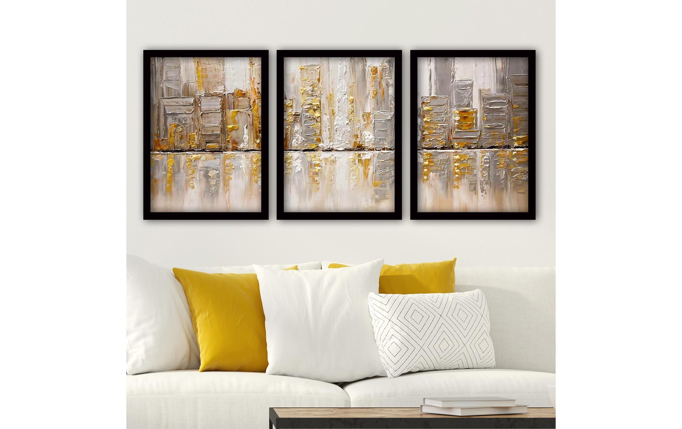   Fresque murale »Wallxpert Golden Art 3 Stück, 35 x 45 cm«