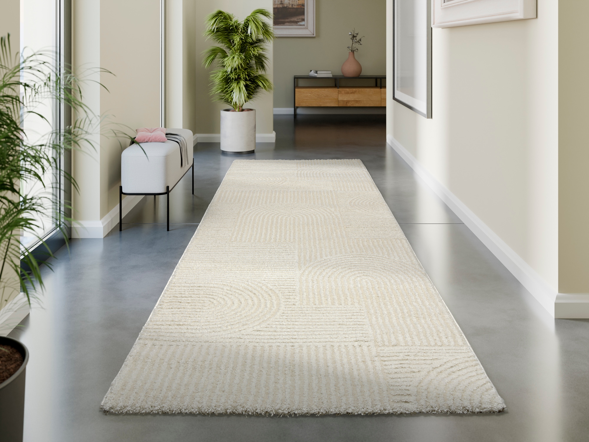 Image of OCI DIE TEPPICHMARKE "LIV ATMOS, auch als Läufer und in Rund" rechteckig 20 mm Höhe Design Teppich, auch in quadratischer Form, alle Räume