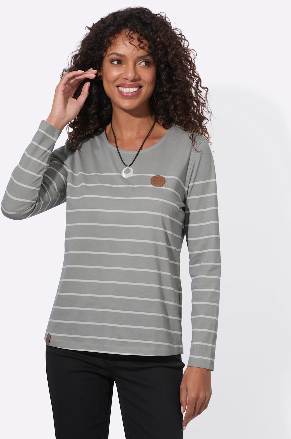 Image of Casual Looks Rundhalsshirt "Shirt" 1
