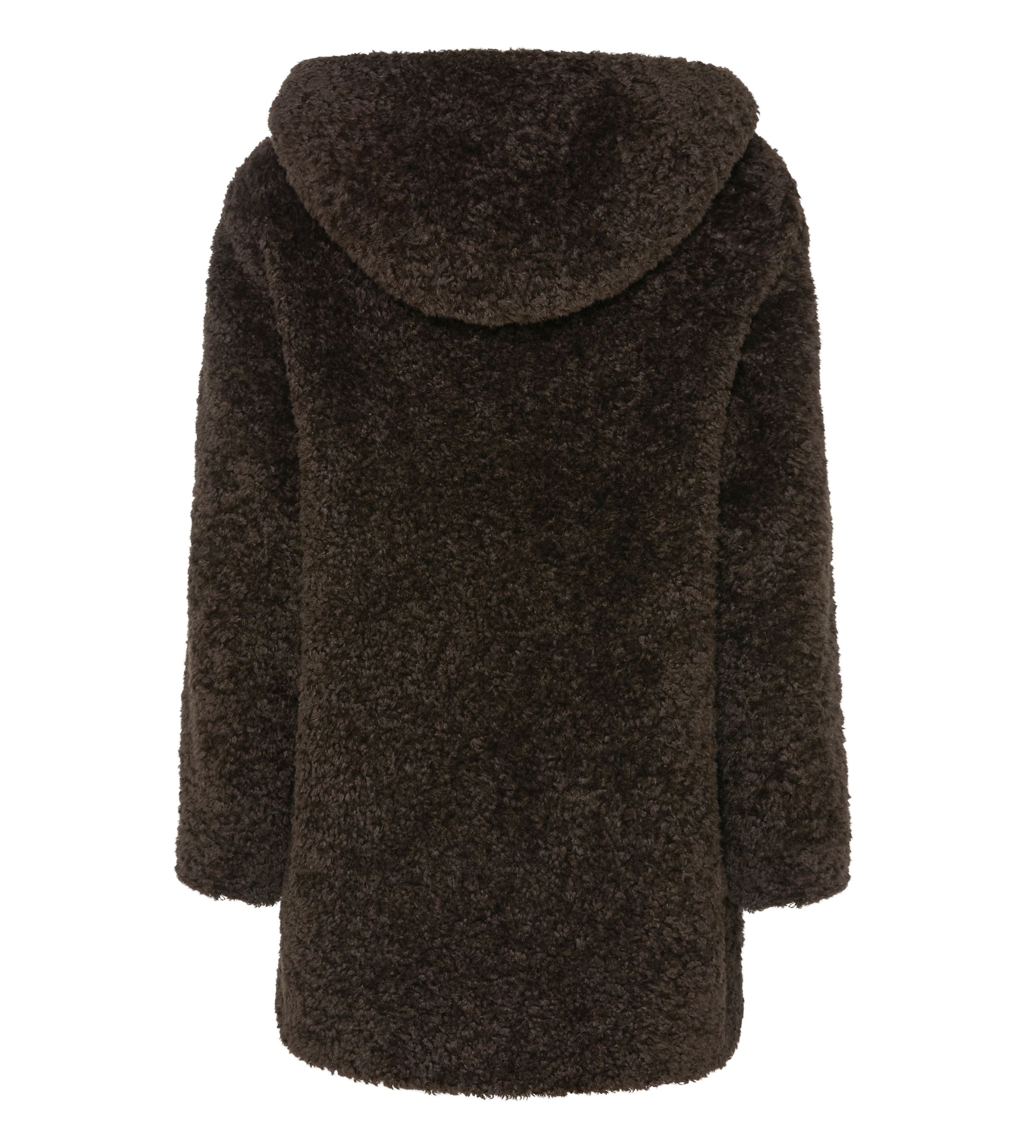 Fuchs Schmitt Manteau court »Webpelzmantel« avec capuche, Regular Fit