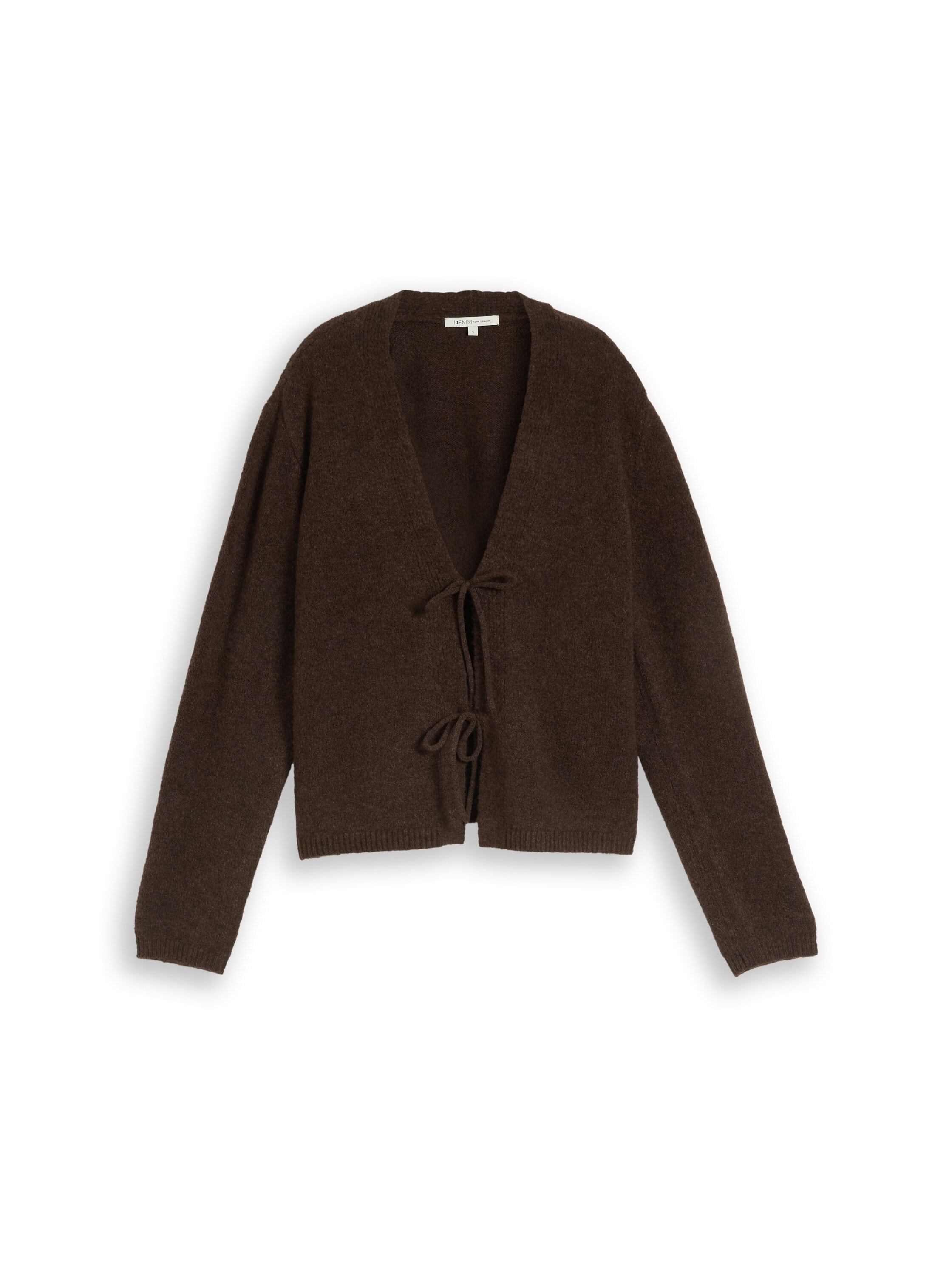 TOM TAILOR Denim Cardigan avec nœuds