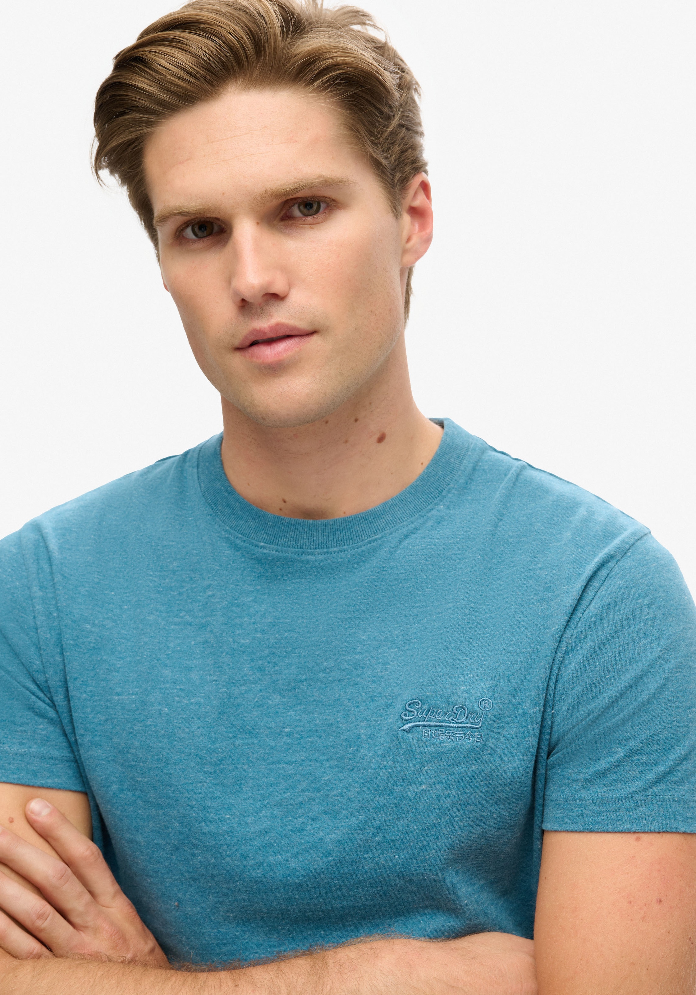 Superdry Rundhalsshirt »ESSENTIAL LOGO EMB TEE«