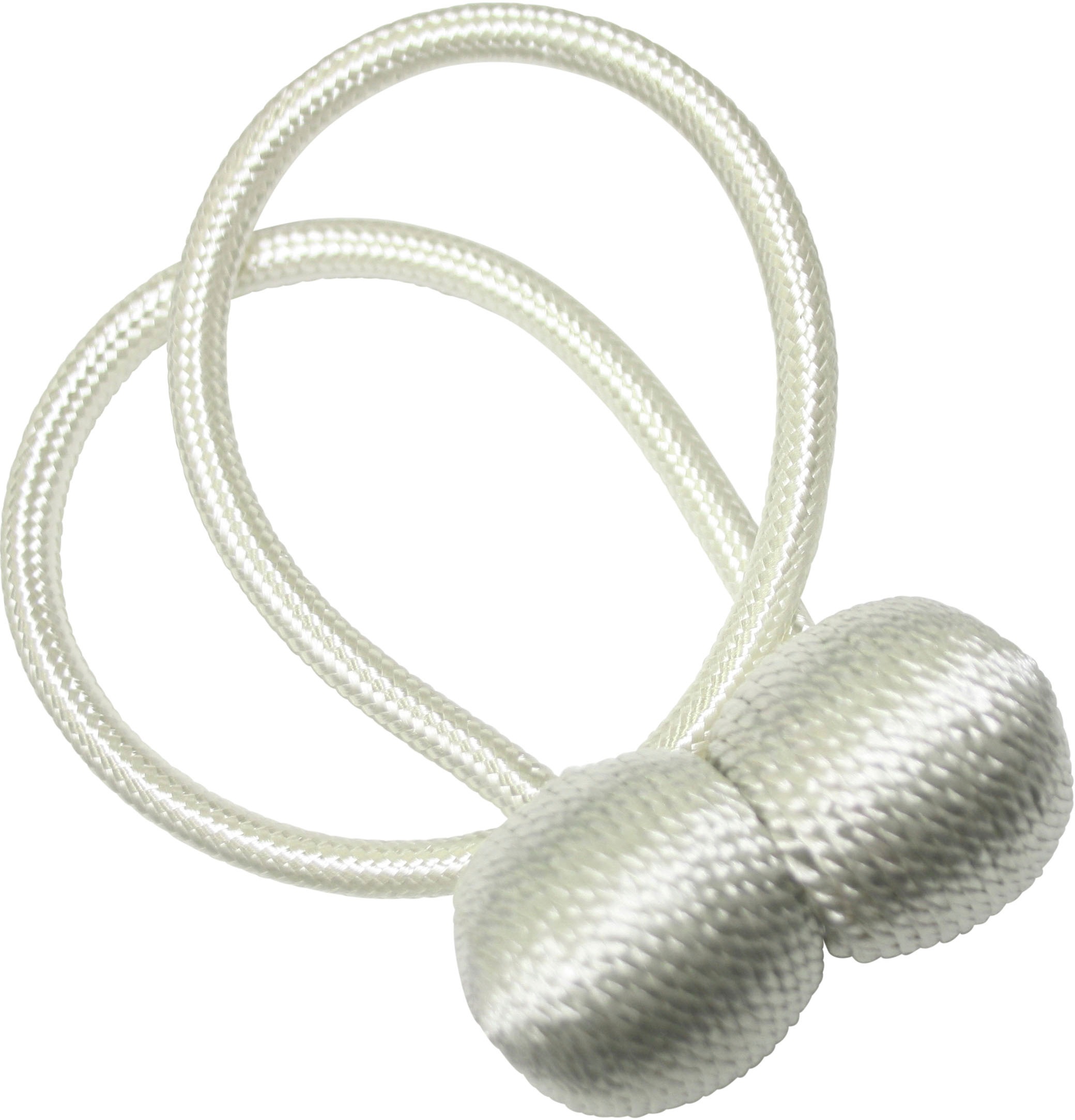 Image of GARDINIA Raffhalter »Raffhalter Flex-S mit Magnet«, (2 St.), mit gewebten Band mit Kugeln bei Ackermann Versand Schweiz