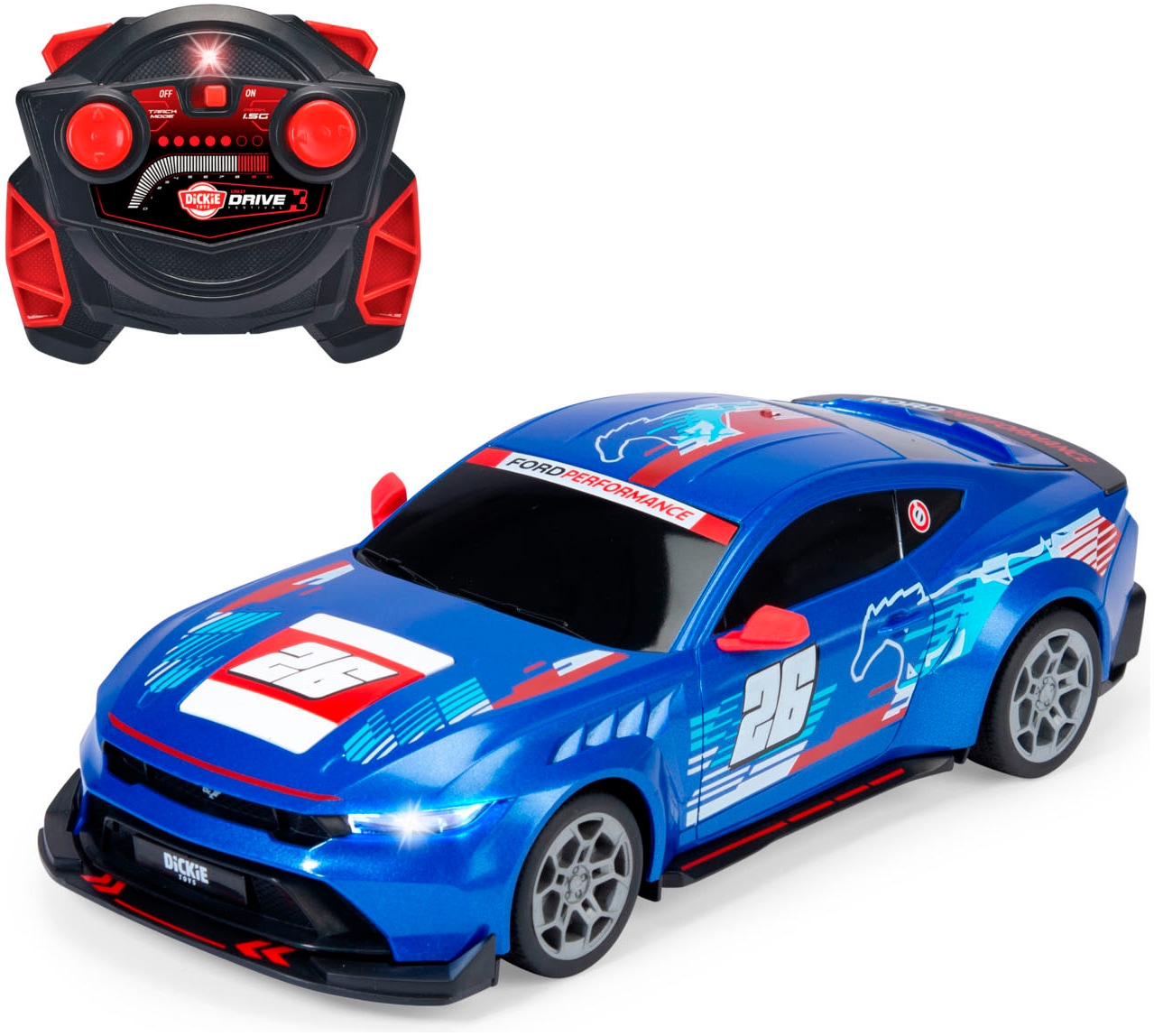 Dickie Toys Voiture RC »Ford Mustang Customized« mit Licht
