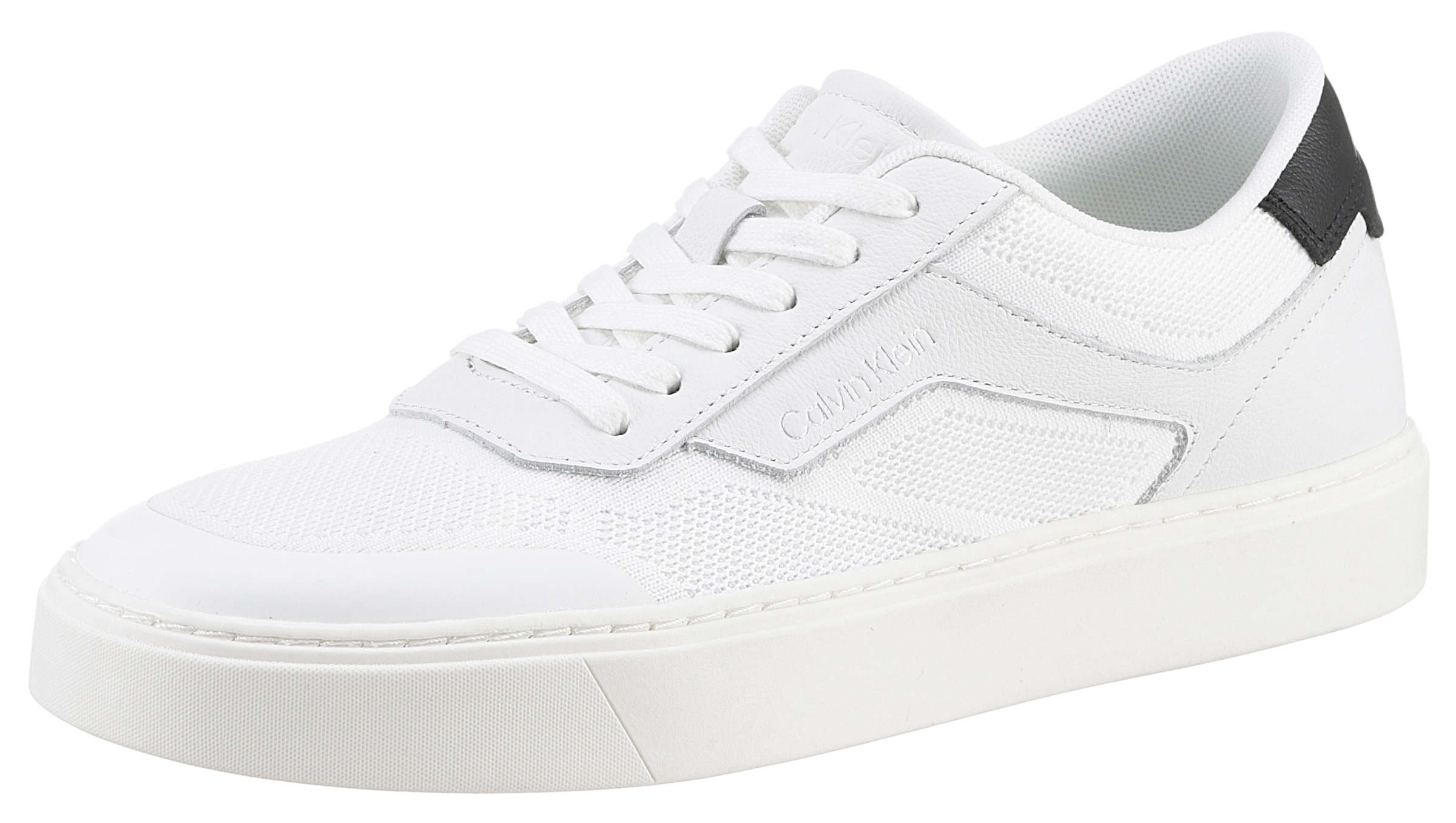 Calvin Klein Sneaker »COLE M 18T *I«, mit Kontrastbesatz an der Ferse, Freizeitschuh, Halbschuh, Schnürer