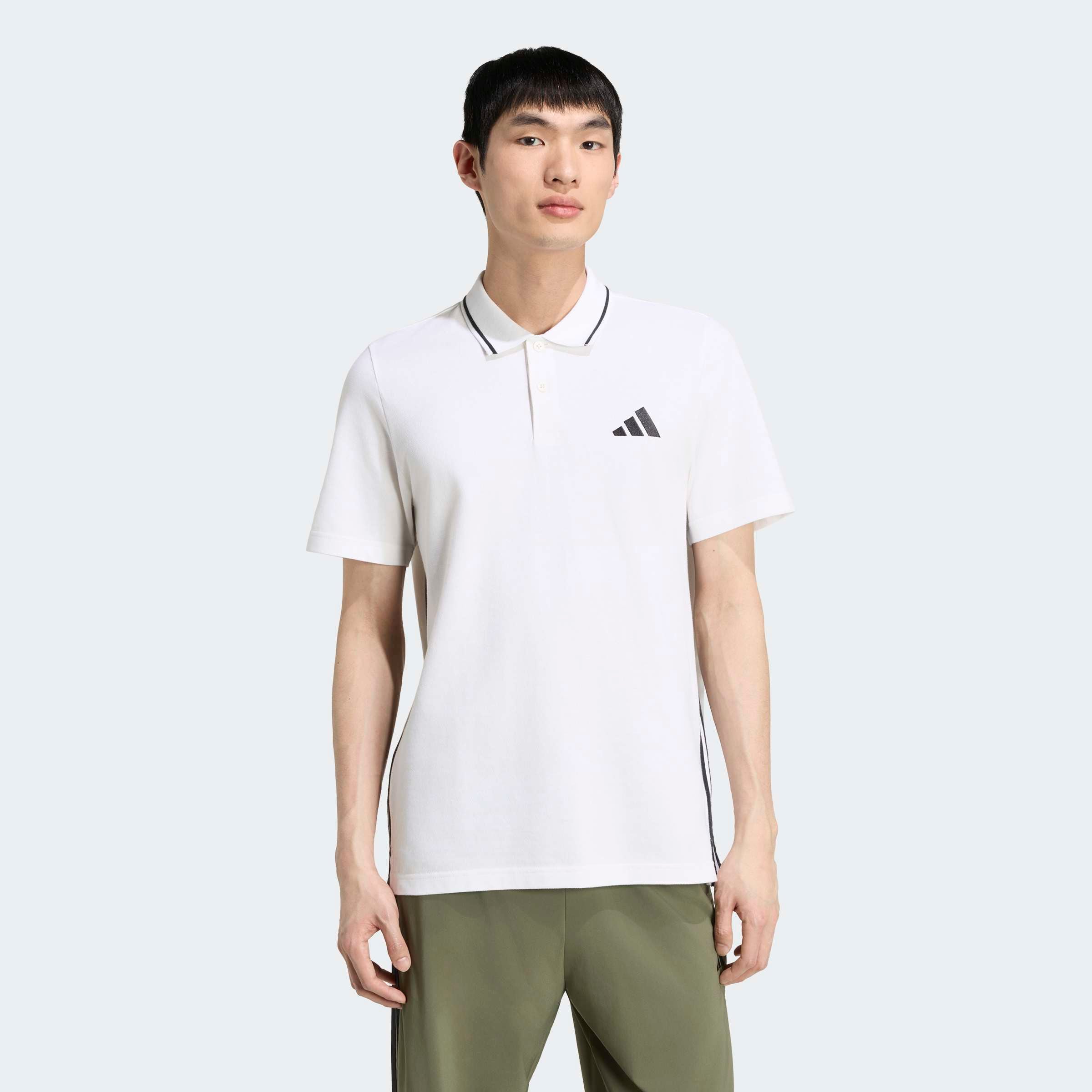 Image of adidas Sportswear Poloshirt "ESSENTIALS 3-STREIFEN PIKEE"