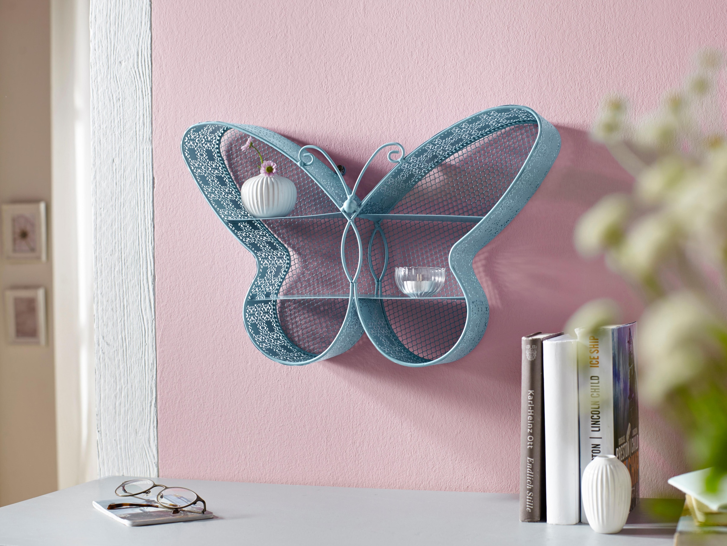 pajoma Dekoregal, »Schmetterling«, jetzt kaufen Wanddeko Wandregal