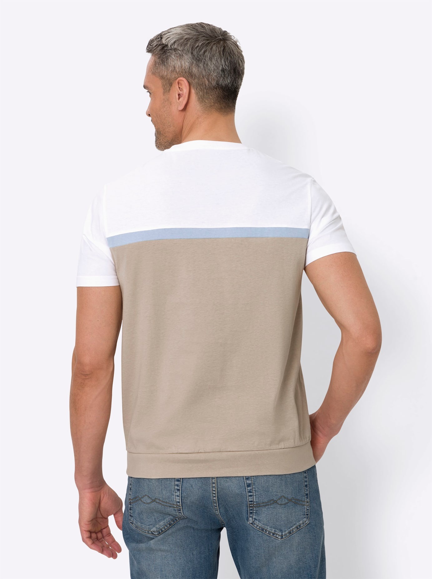 Classic Rundhalsshirt »Rundhals-Shirt«, (1 tlg.)