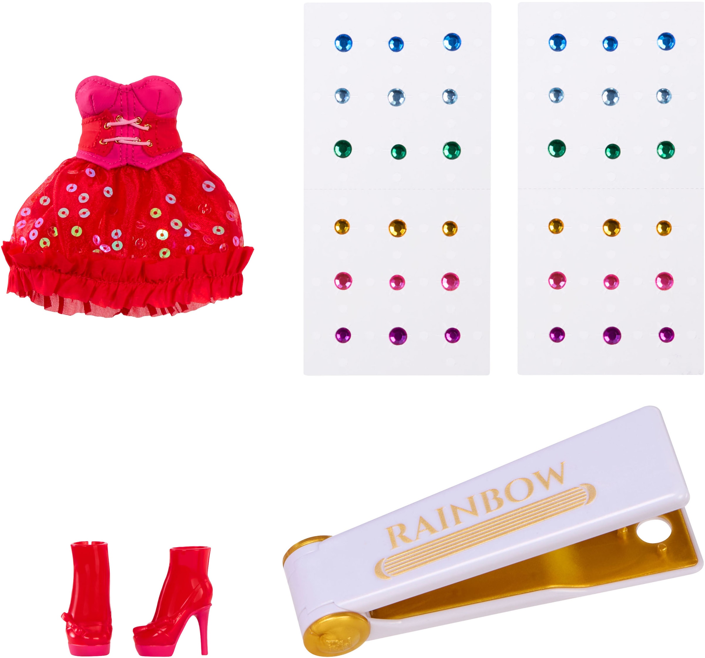 RAINBOW HIGH Anziehpuppe »Rainbow High Be Dazzling Fashion Dolls- Vivienne Rouge«