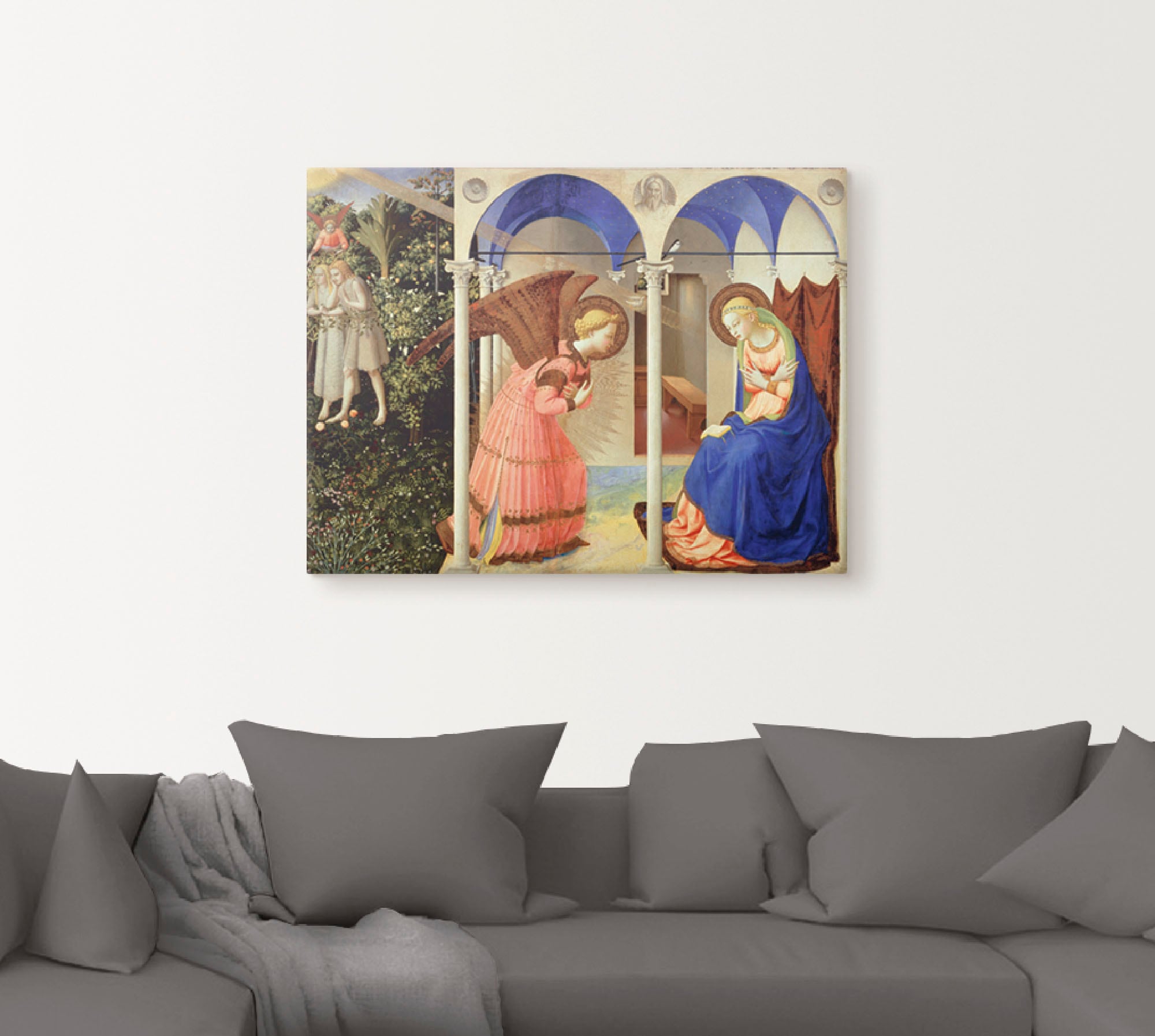 Artland Leinwandbild »Verkündigung an Maria«, Religion, (1 St.), auf Keilrahmen gespannt
