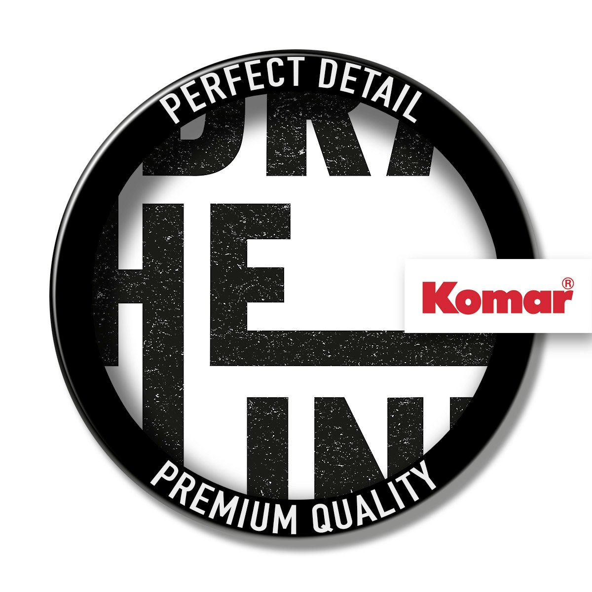 Komar Leinwandbild »Typo Draw the Line - Grösse 60 x 60 cm« Natur 1 Stk. tlg. Keilrahmenbild mi Echtholzrahmen