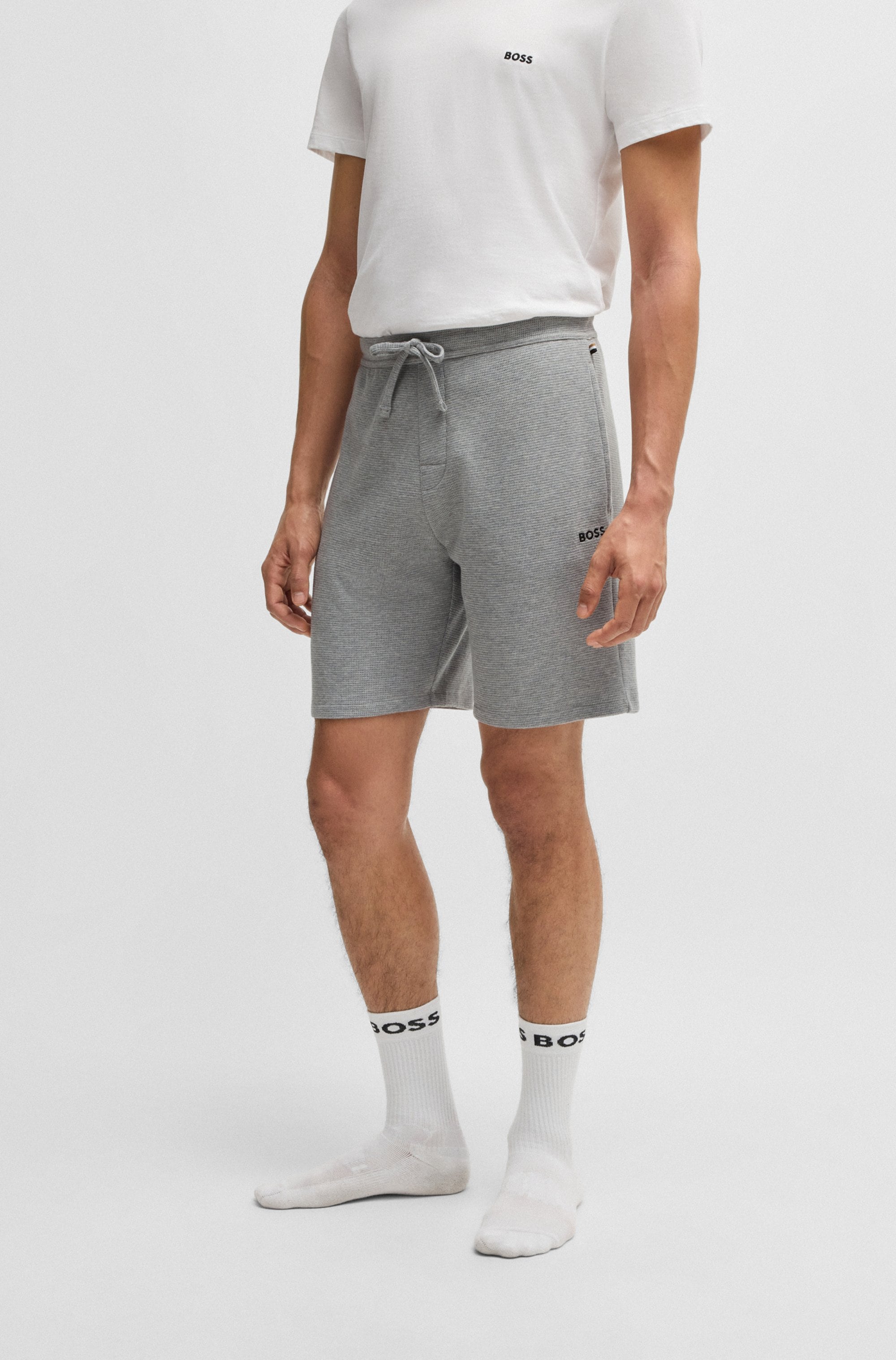 BOSS Shorts de pyjama »Waffle Shorts«