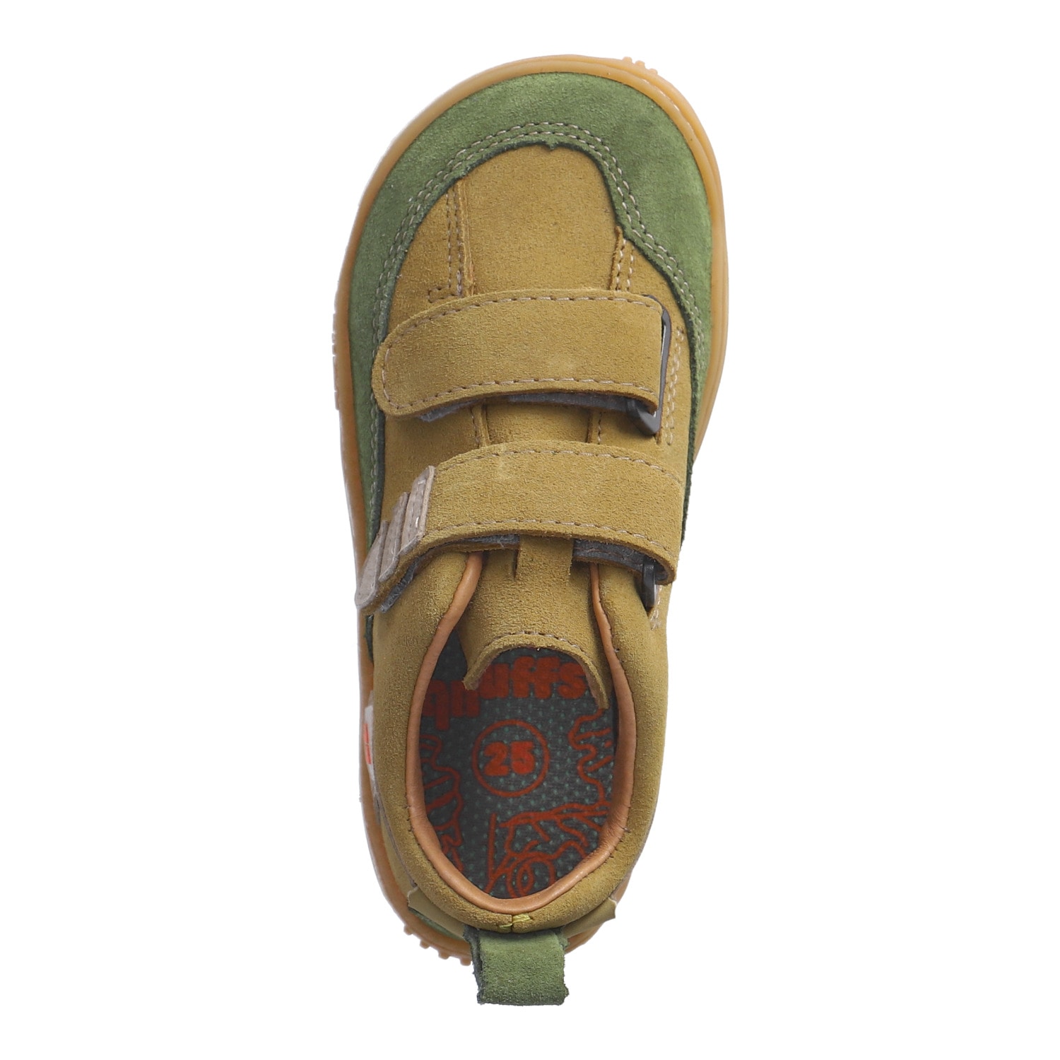 qnuffs Chaussures pieds nus »Ahorn«  chaussure à scratch, chaussure enfant à talonnette nulle