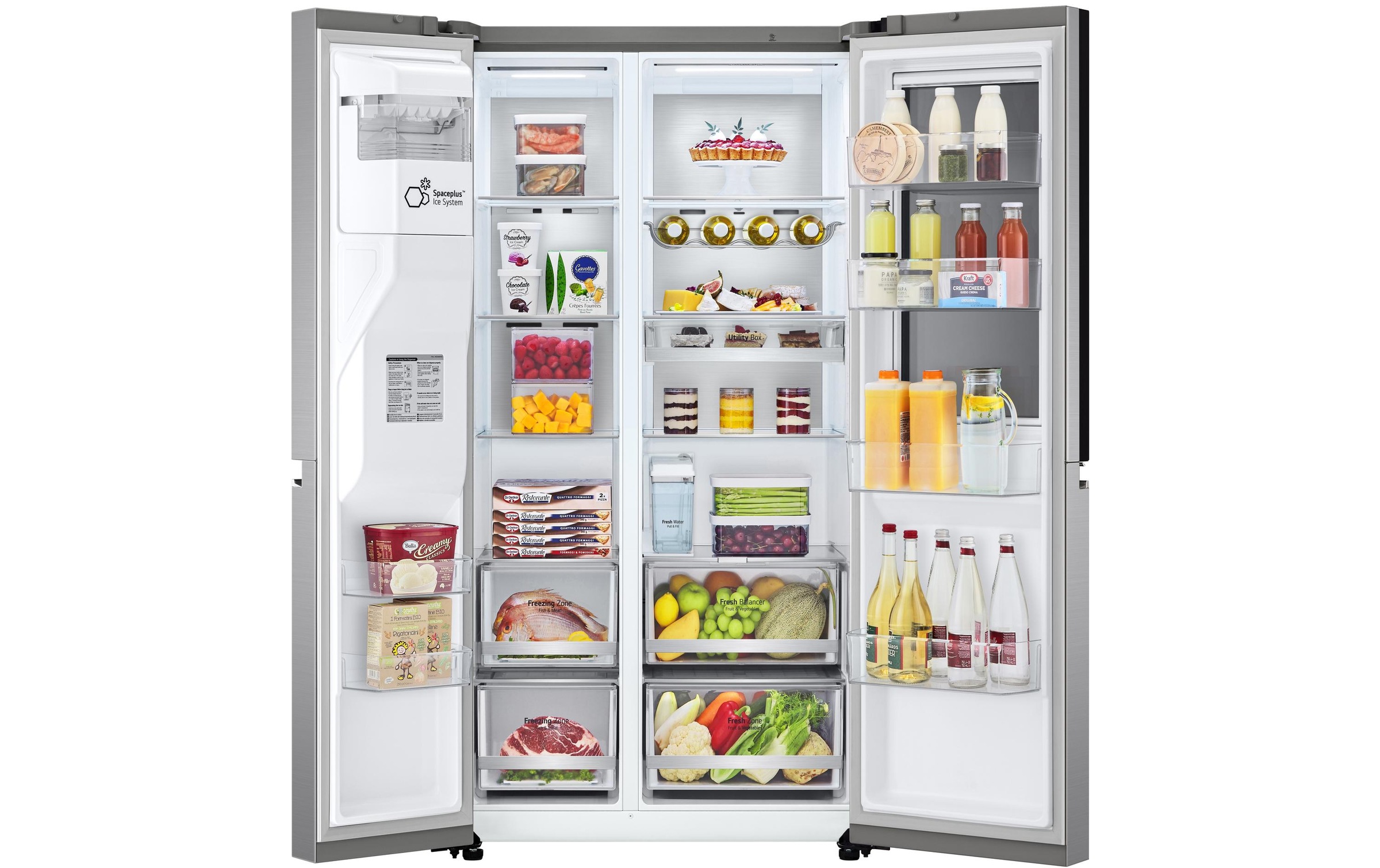 LG Side-by-Side »GSXV91PZAE« 179 cm hoch 91,3 cm breit