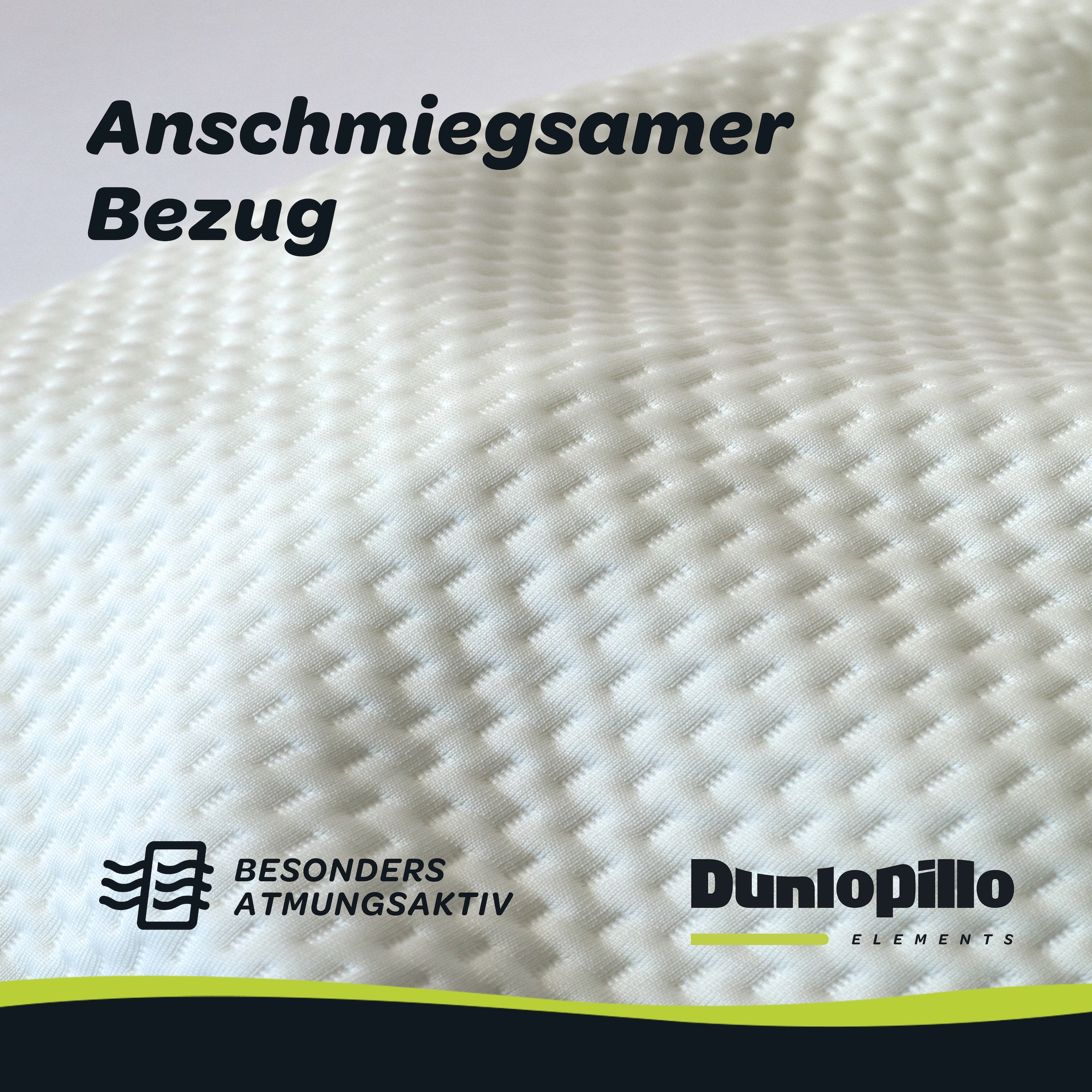 Dunlopillo Nackenstützkissen »Dunlopillo Nackenstützkissen« Füllung: 100% Polyurethan 1 Stk. tlg. entlastet die Wirbelsäule, allergikergeeignet (Hausstauballergiker)