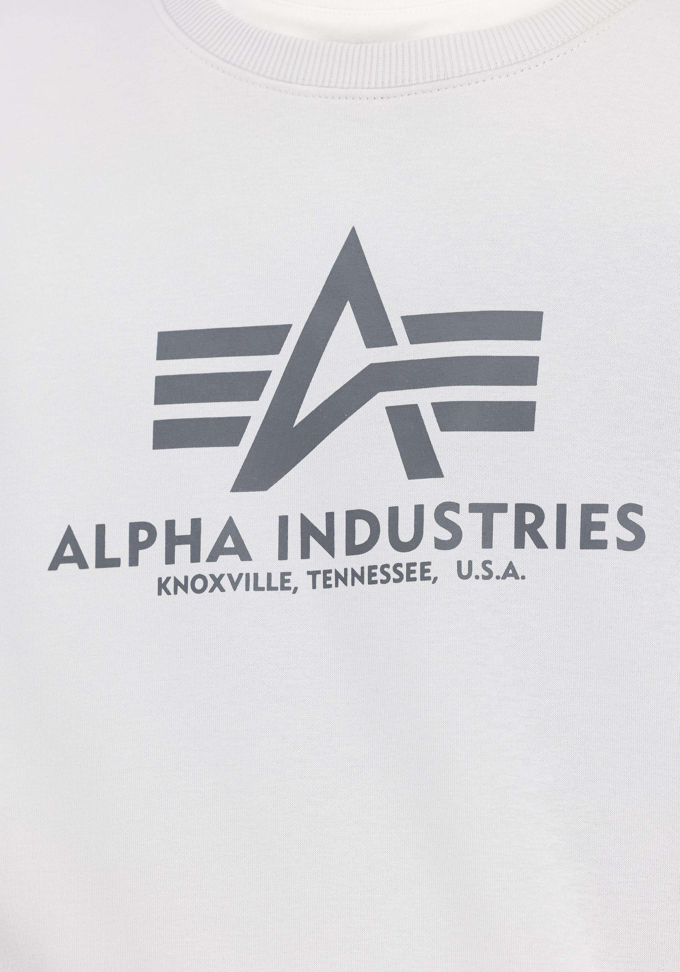 Alpha Industries Sweat-shirt »Basic Sweater«, mélange coton, coupe régulière
