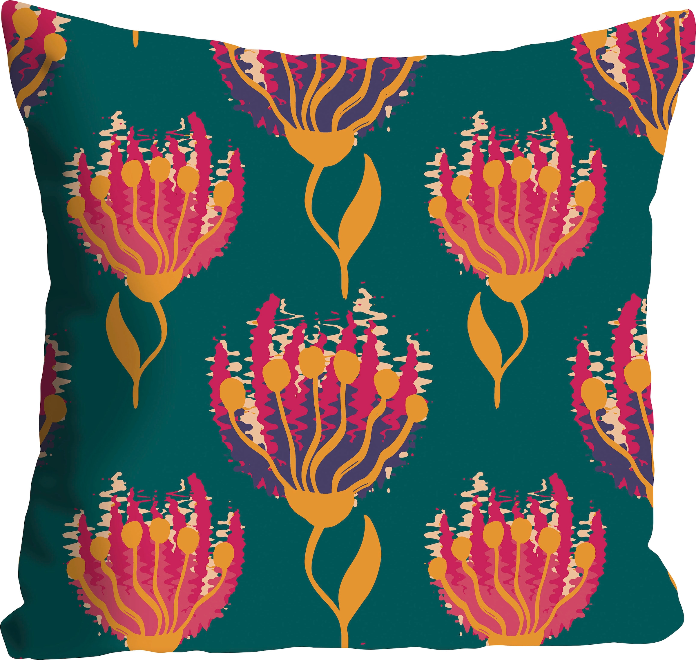 queence Coussin décoratif »Zena« mit schönen Blumen