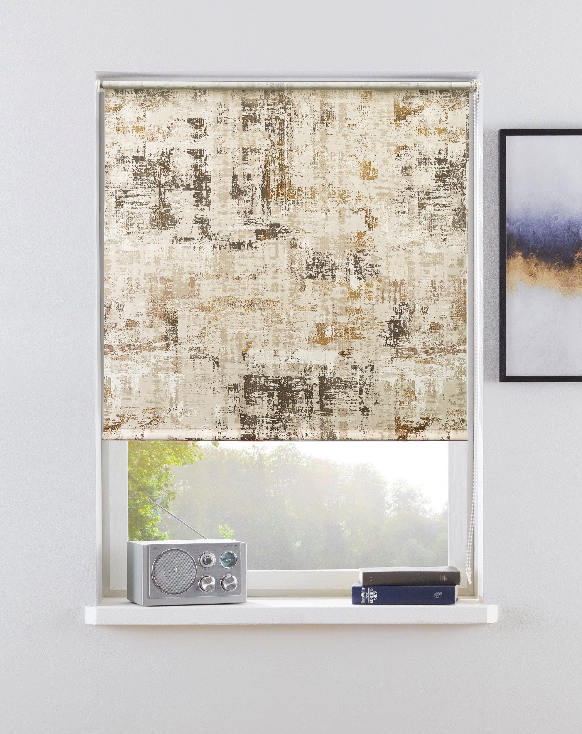 Image of GOODproduct Rollo "JULIETT" Lichtschutz Blendschutz Sichtschutz ohne Bohren freihängend Seitenzugrollo mit Kettenbedienung, für Fenster & Tür- NEUHEIT