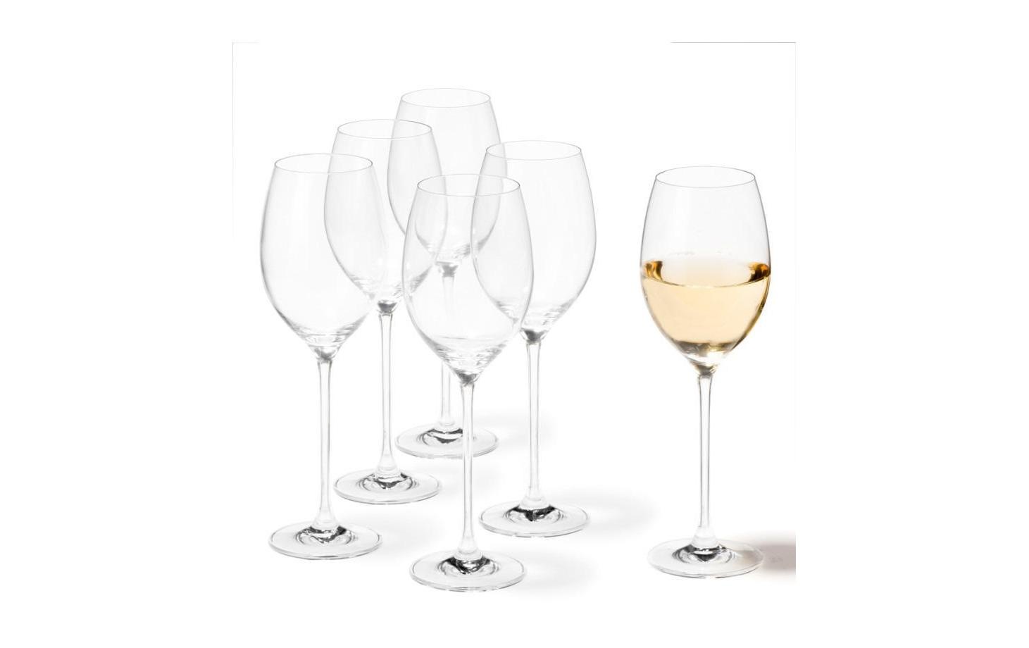 Image of LEONARDO Weinglas »Leonardo Weissweinglas Cheers 400 m«, (6 tlg.), 6 teilig geeignet für alle Weissweine von Grauburgunder bis Riesling auch für Roseweine oder leichte Rotwei bei Ackermann Versand Schweiz