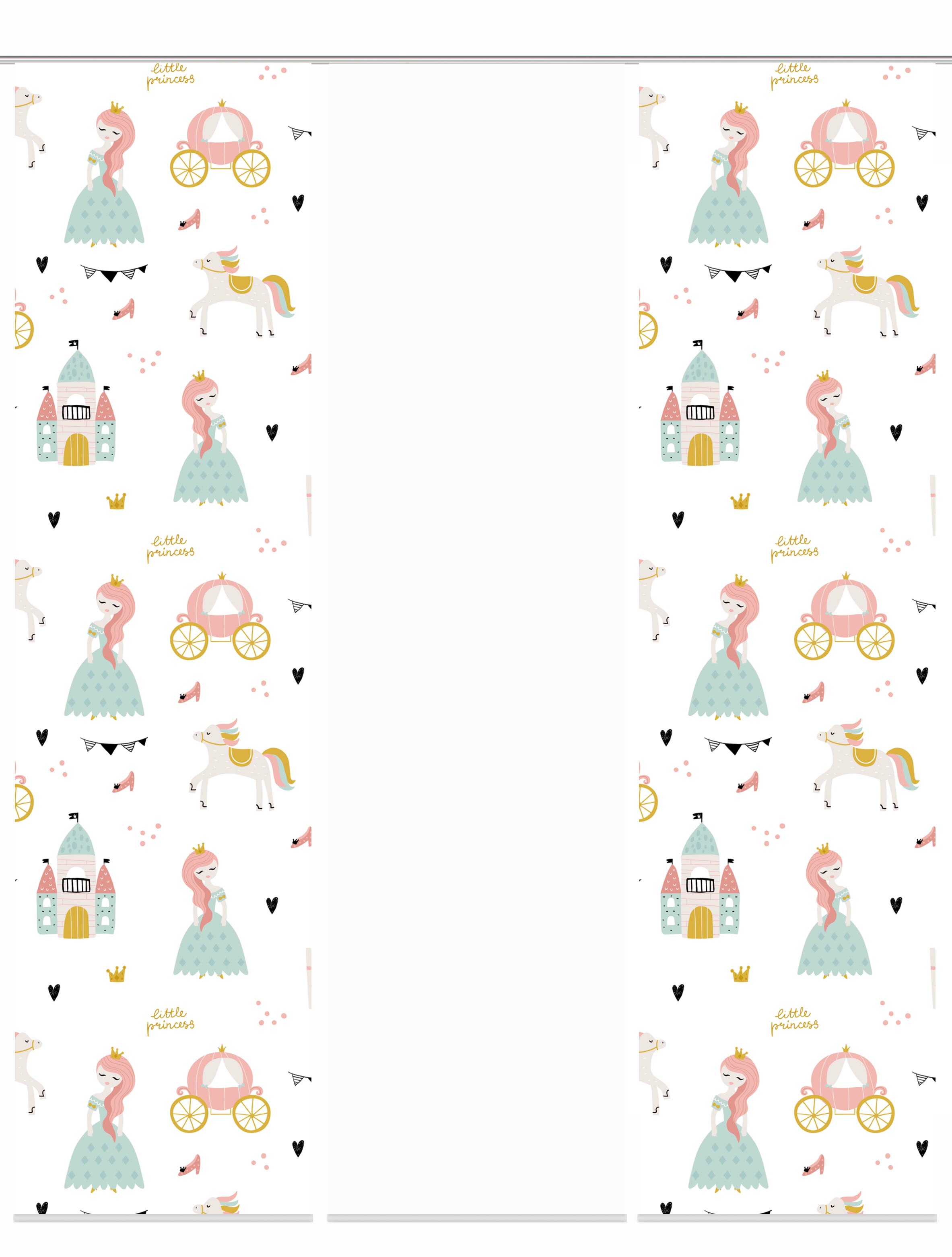 Image of HOME WOHNIDEEN Schiebegardine »PRINCESS«, (3 St.), Schiebevorhang Digi 3er Set PRINCESS bei Ackermann Versand Schweiz