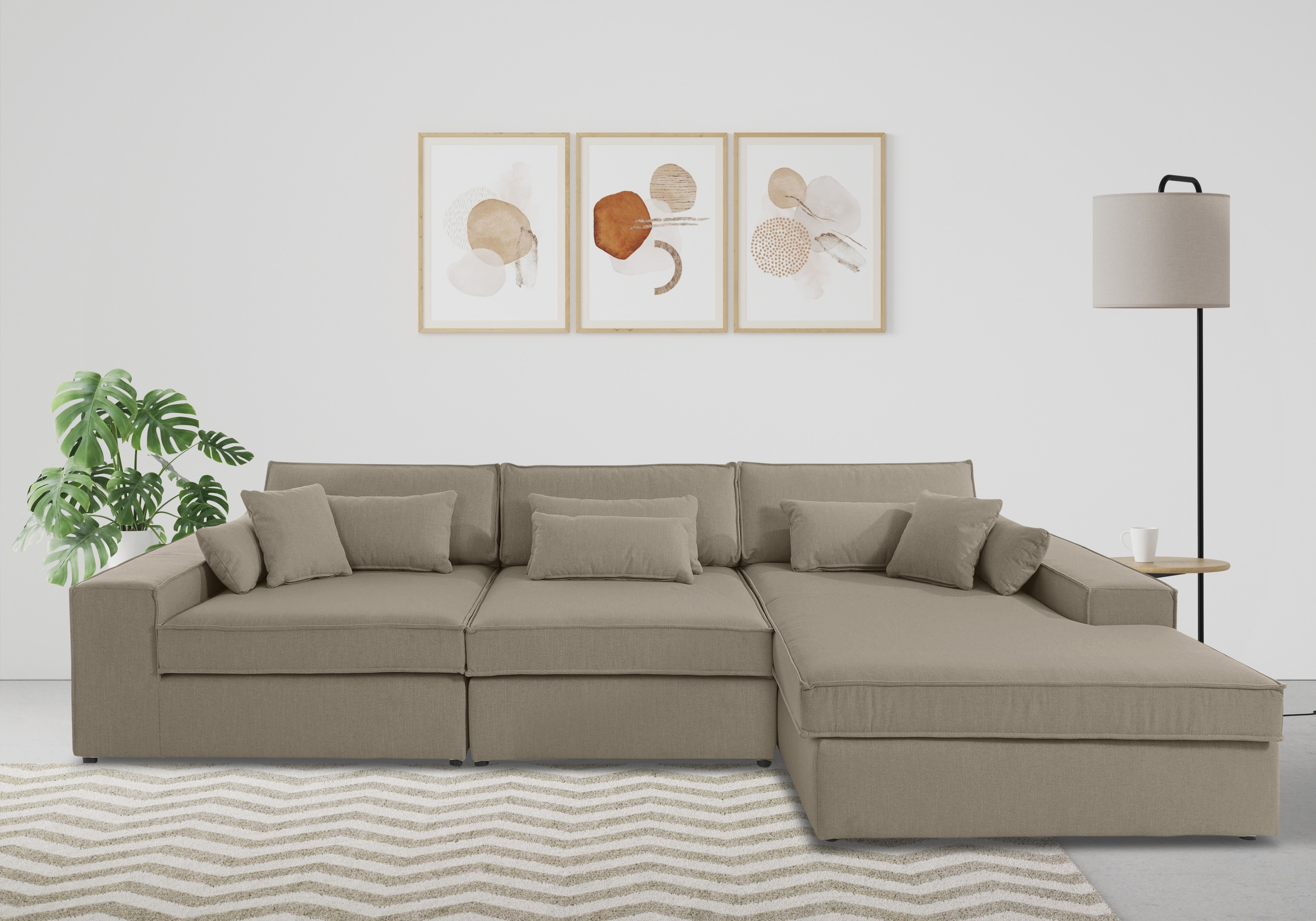 Image of GOODproduct Ecksofa "Enid L-Form" 3 Teile, bestehend aus Modulen, in vielen Bezügen, auch in Breitcord