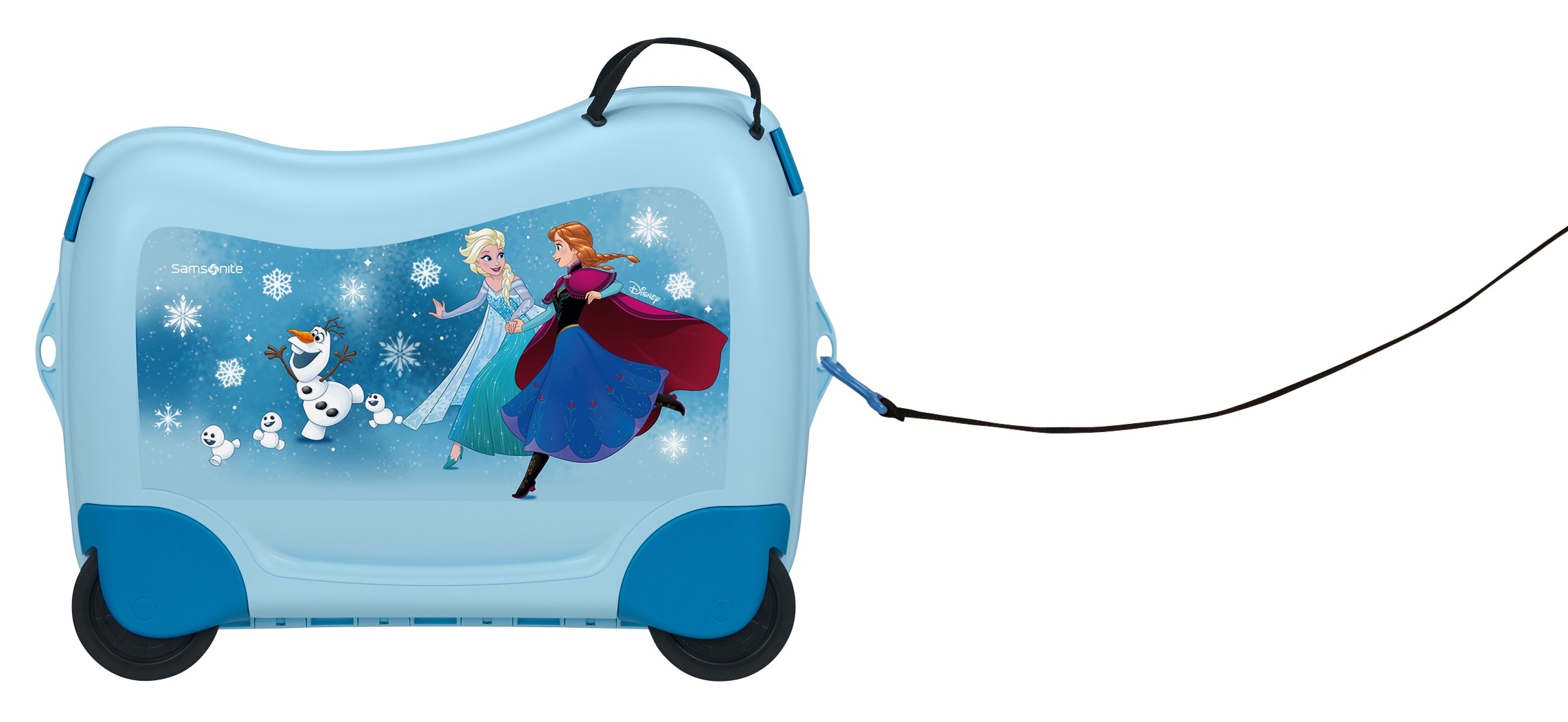 Samsonite Kinderkoffer »DREAM2GO DISNEY, Frozen Magic« 30 l 4 Rollen mit geräumigem Hauptfach, mit Kreuzspannbändern, mit Haltegurt aussen