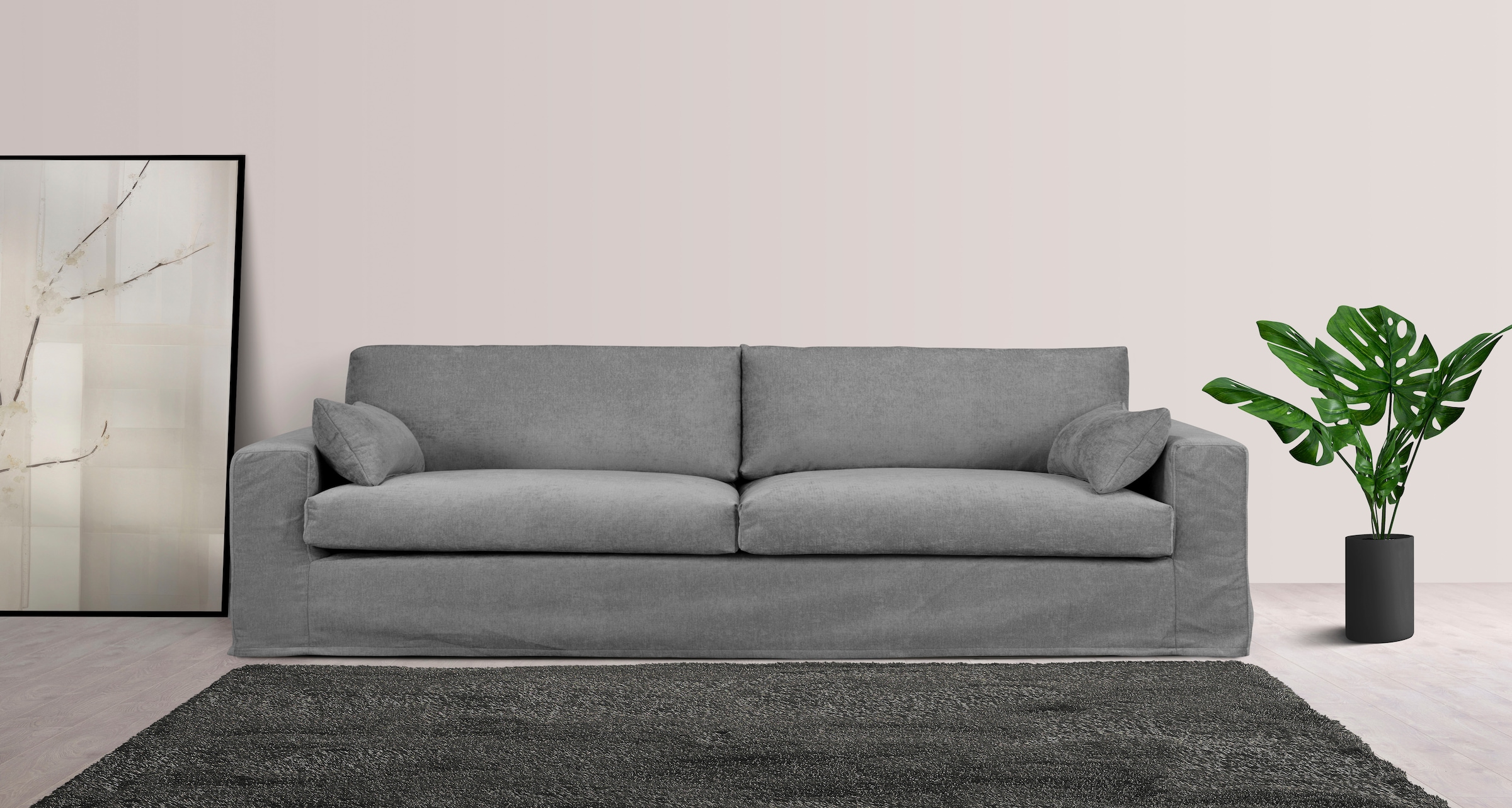Big-Sofa »Sölve«, mit optischer Husse, weicher Sitzkomfort