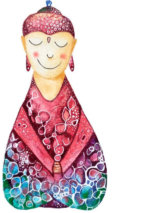 Image of Wall-Art Wandtattoo »Lebensfreude - Happy Buddha«, (1 St.) bei Ackermann Versand Schweiz