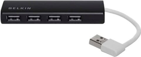 Image of Belkin USB-Adapter "USB 2.0 HUB, 1:4, SLIM, Passiv" USB Typ C zu USB Typ C