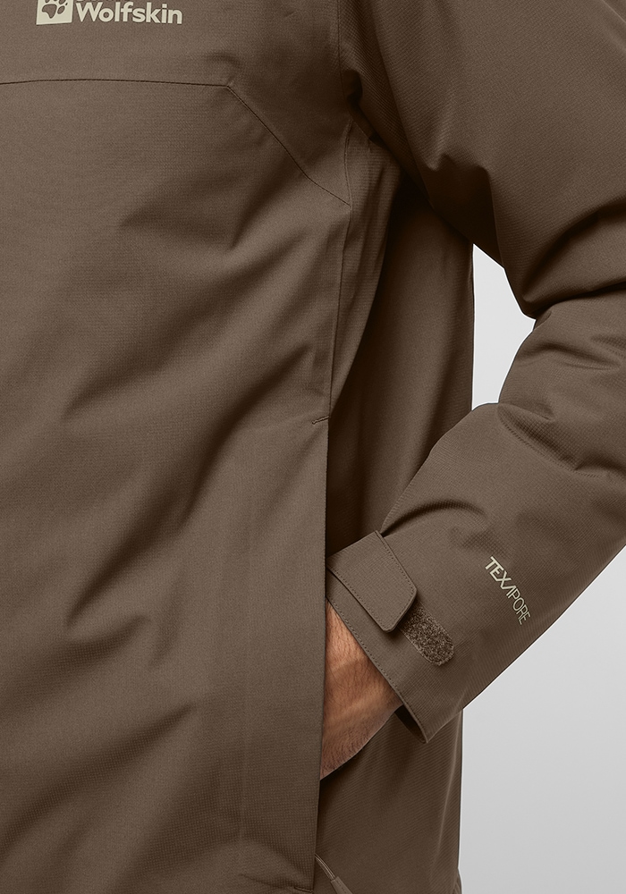 Jack Wolfskin Outdoorjacke »WISPER INS JKT M«, mit Kapuze