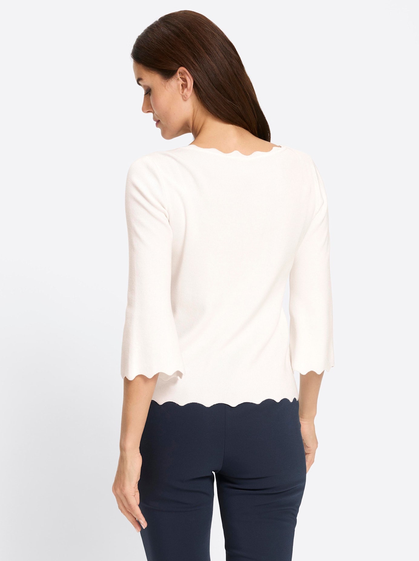 heine Pull en tricot »Feinstrick-Pullover«